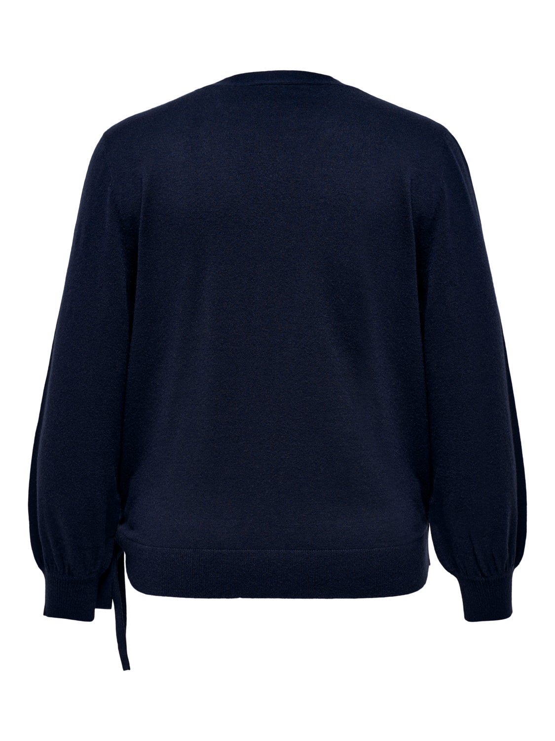 Curvy knitted wrap cardigan