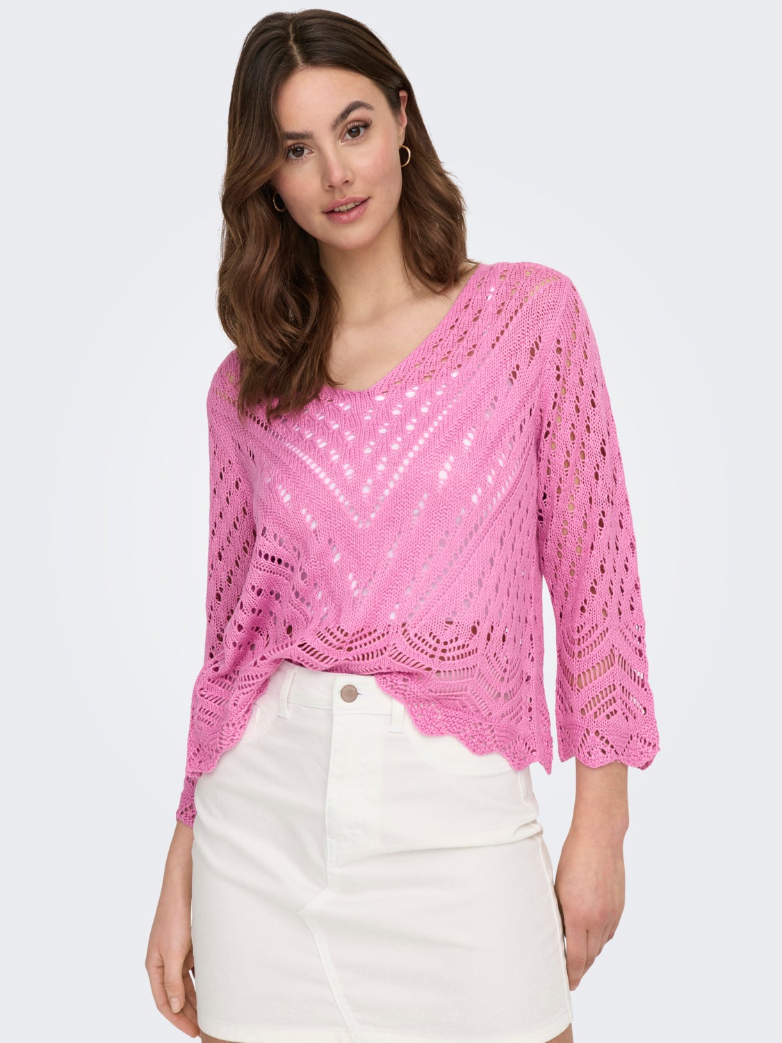 Short Knitted Pullover