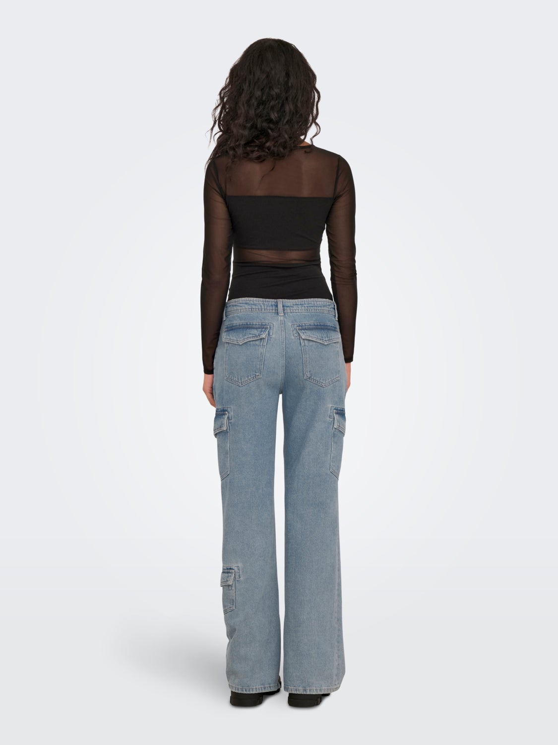 Wide Leg Fit Low waist Split hems Jeans