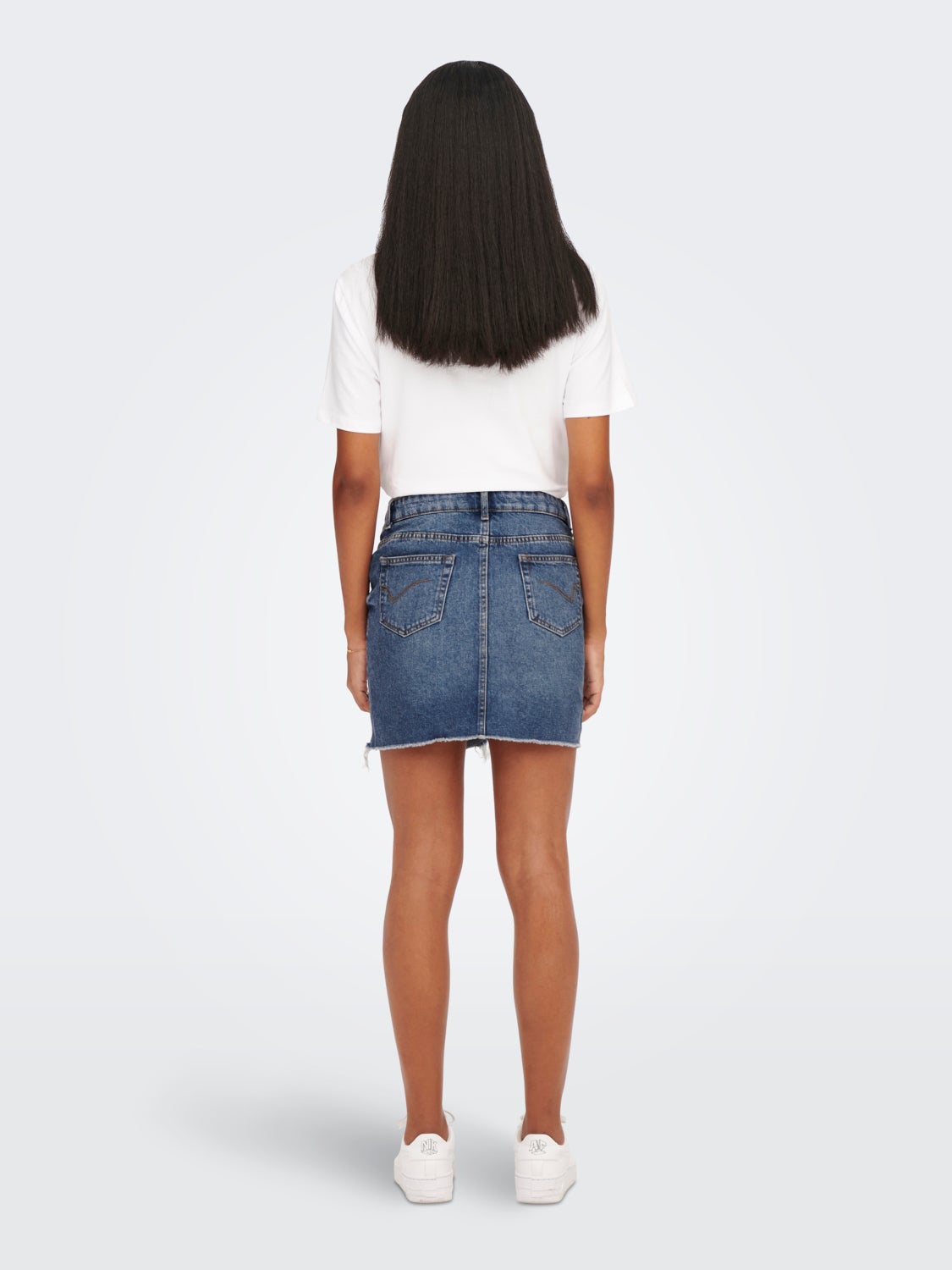 Mama detailed Denim skirt