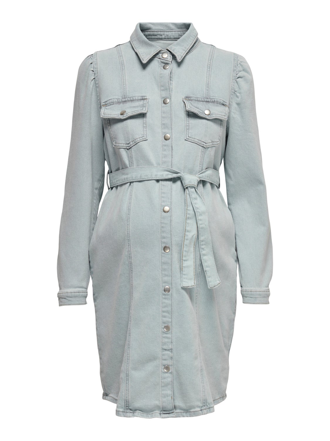 Mama belt Denim Dress