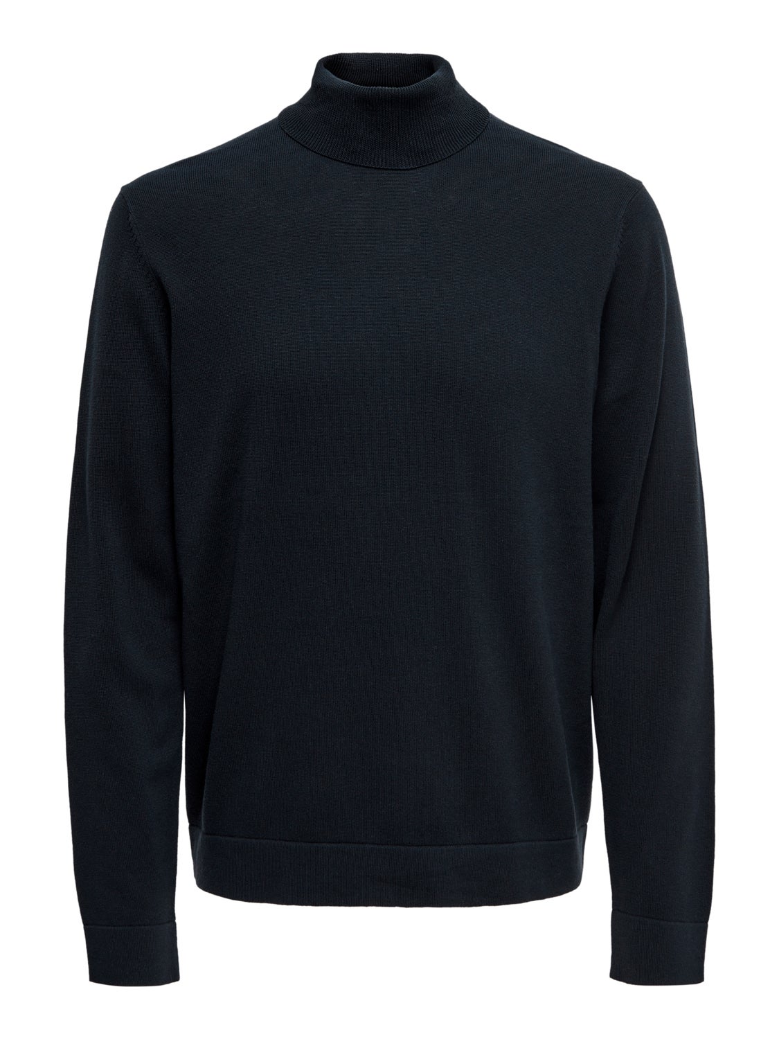 Pullover with roll neck