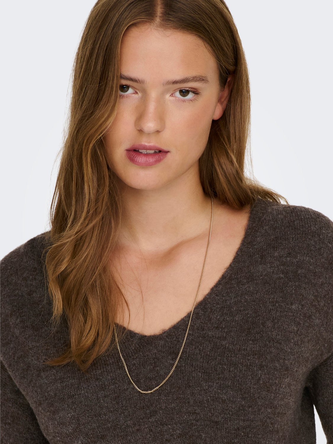 V-neck Knitted Pullover