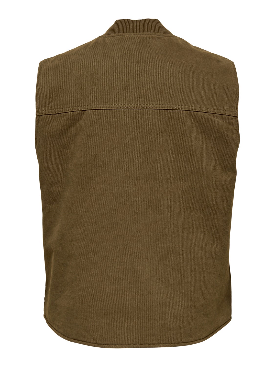 Waistcoat with zip