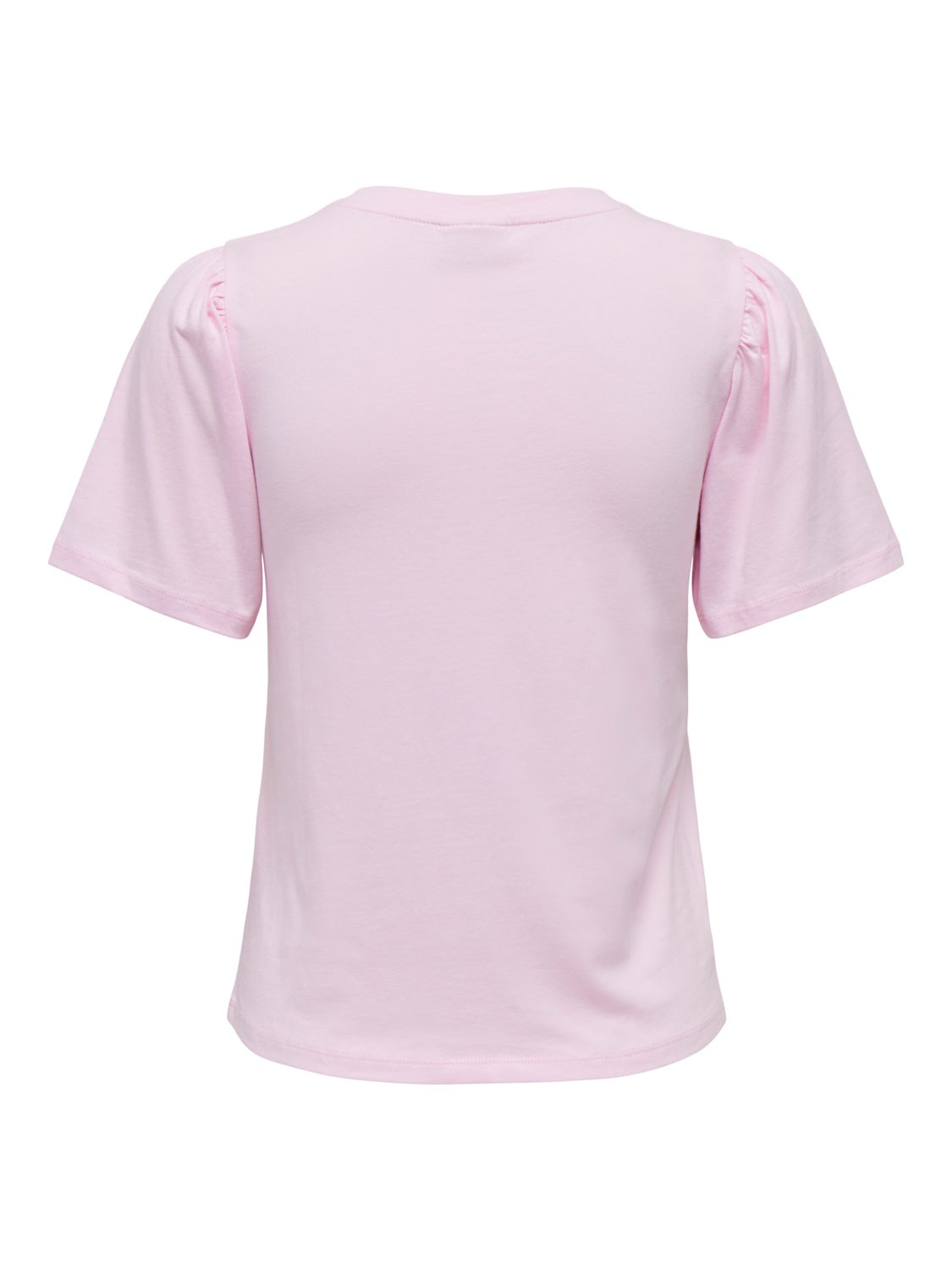 O-neck top with anglaise chest pocket