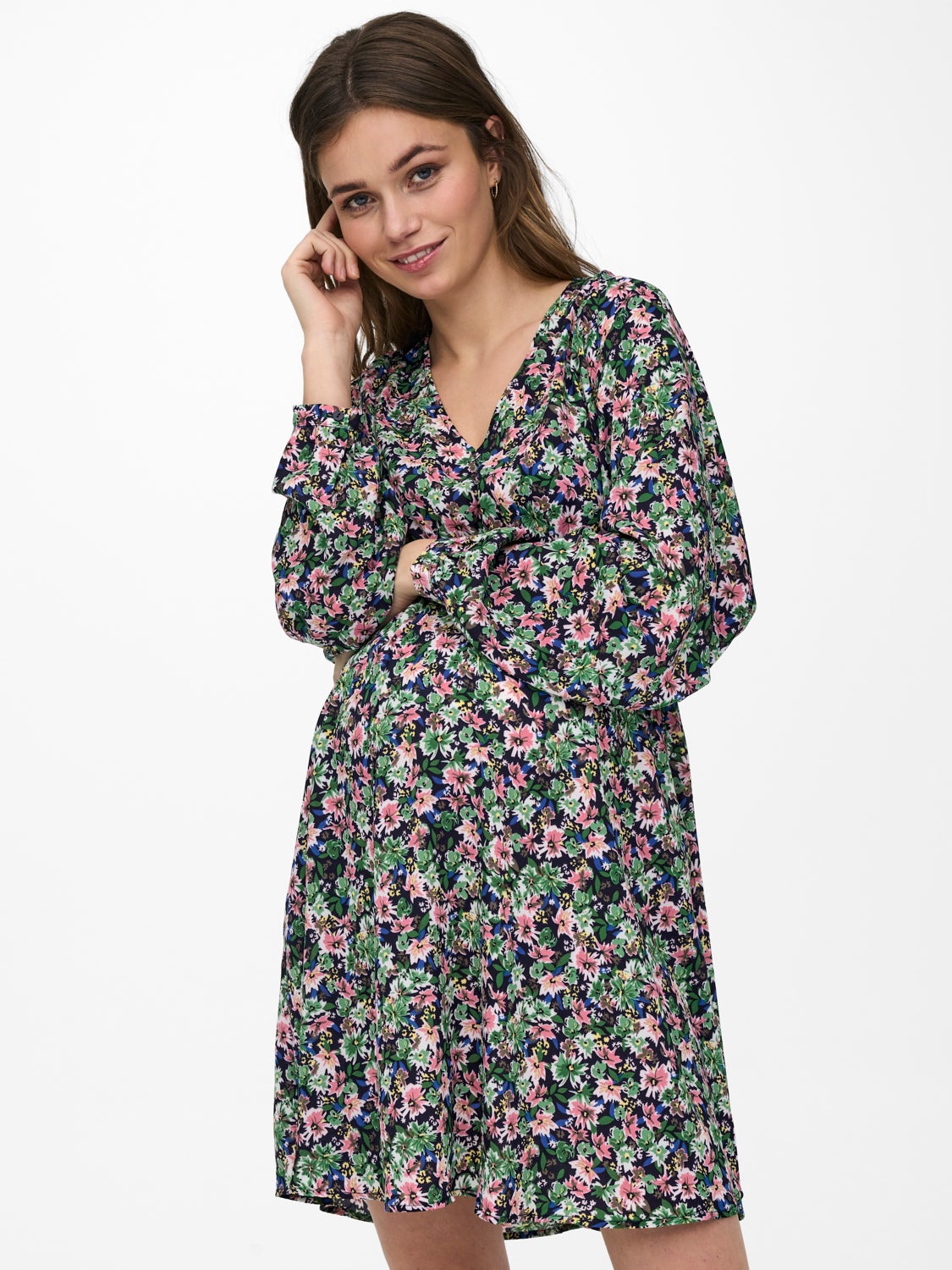 Mama flower patterned Dress