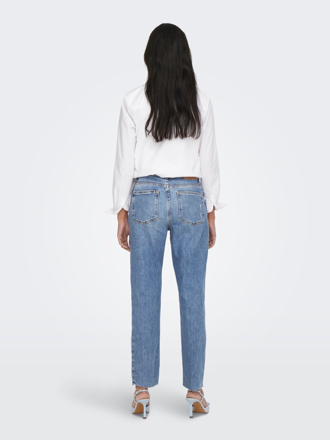 ONLEmily highwaisted destroyed Straight fit jeans