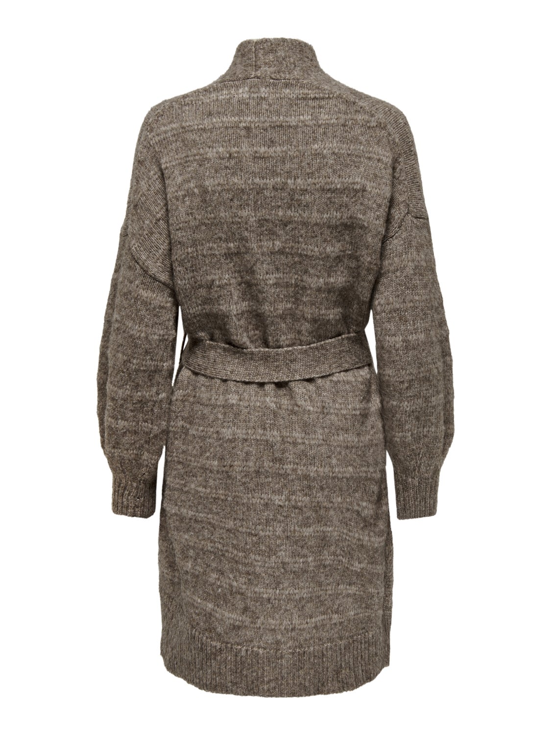 Knit cardigan with belt