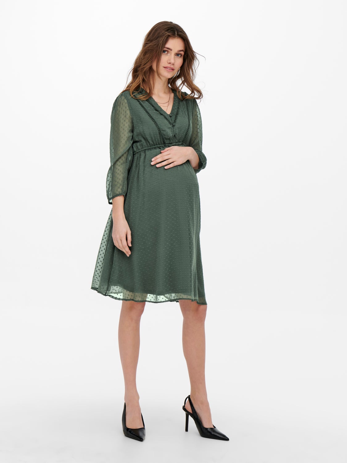 Mama 3/4 sleeved Dress