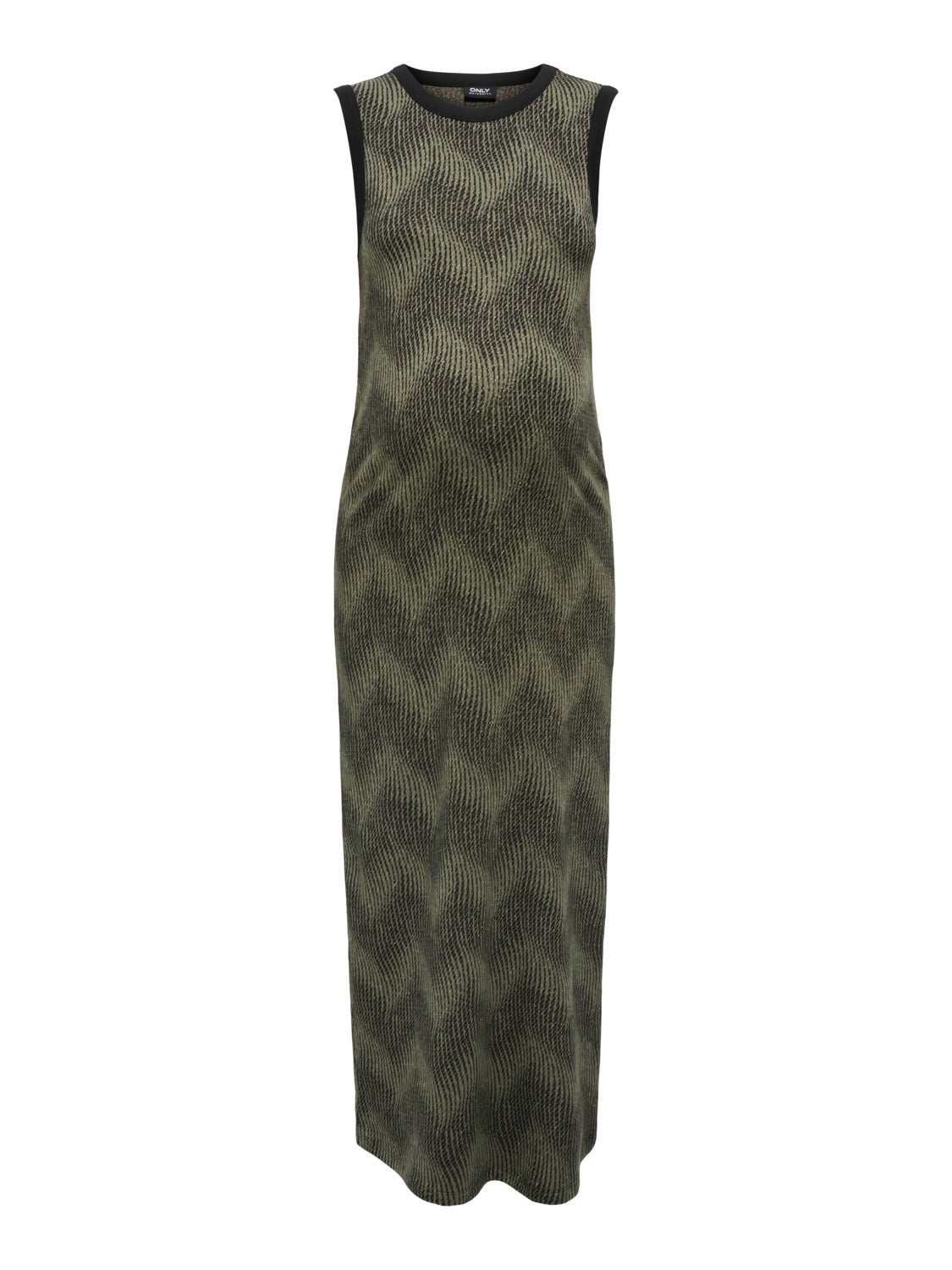 Mama maxi o-neck dress