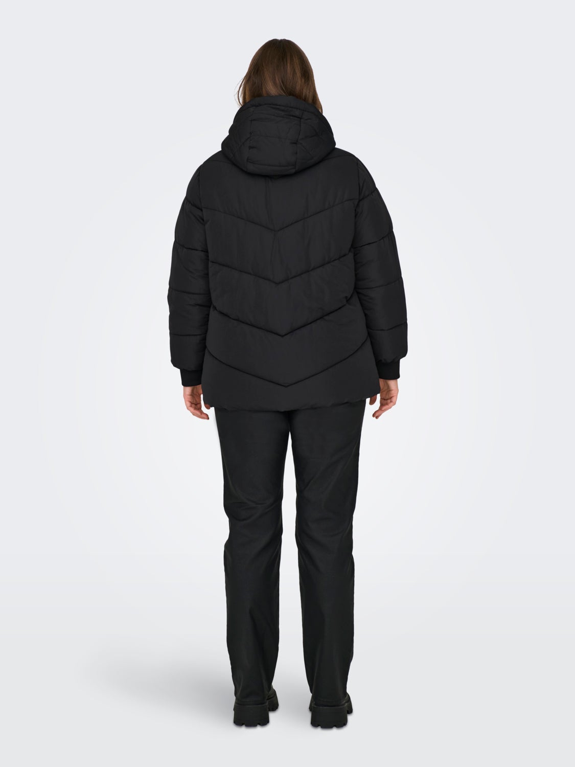curvy Puffer jacket with hood