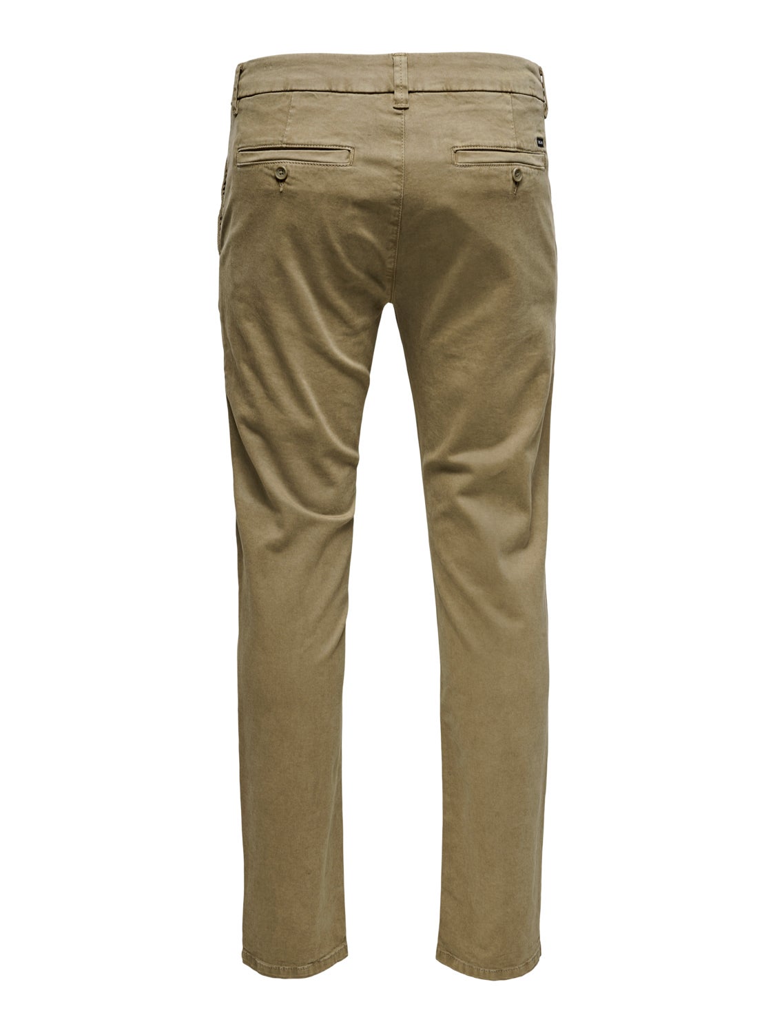 Slim fit twill chinos