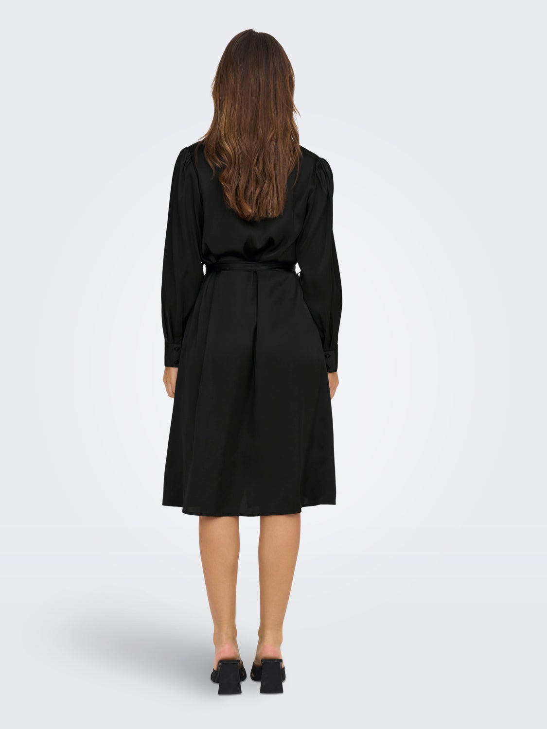 Long sleeved midi Shirt dress