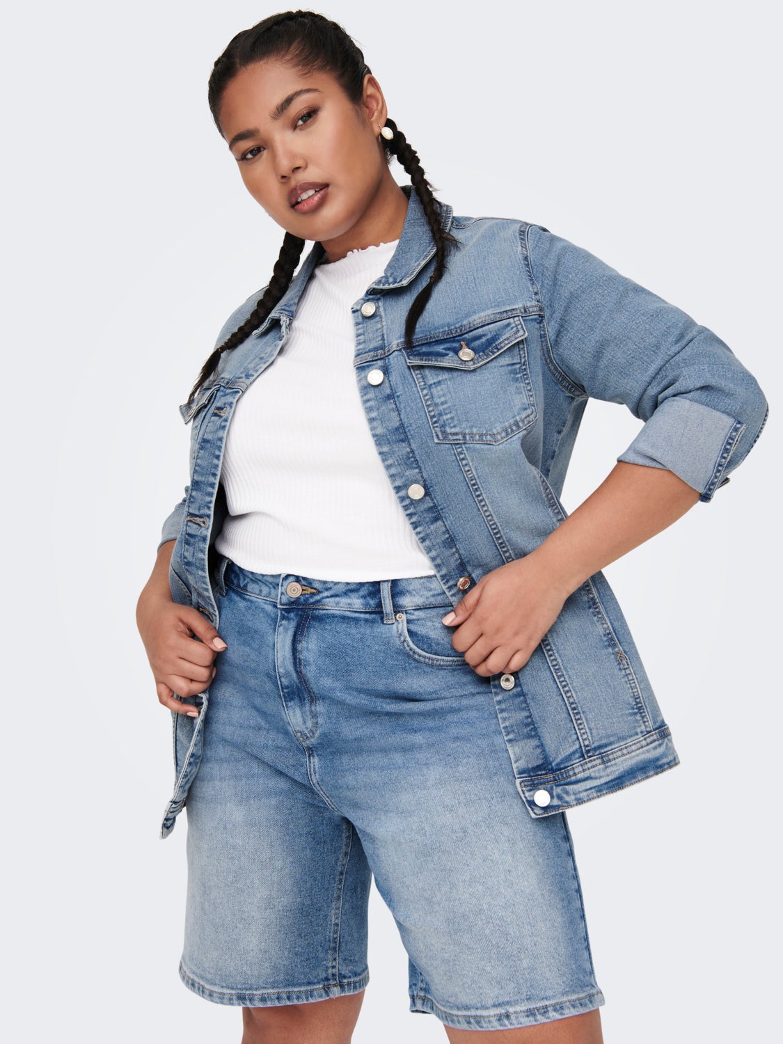 Curvy Denim Jacket