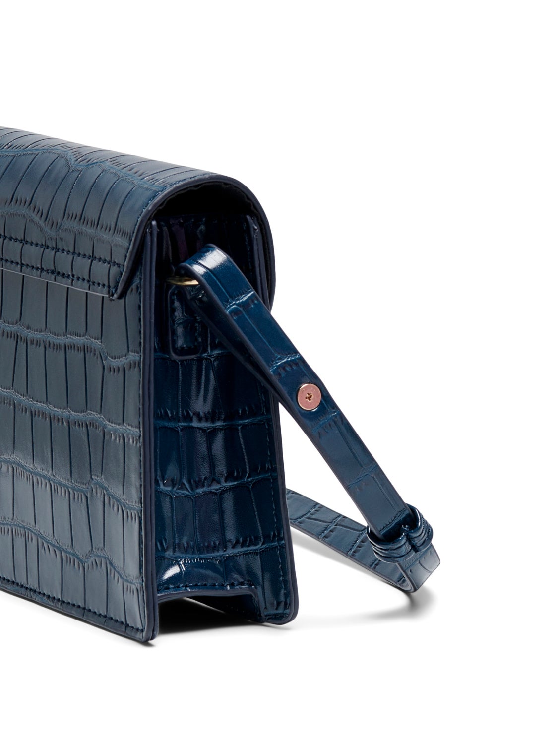 Faux leather crossbody bag