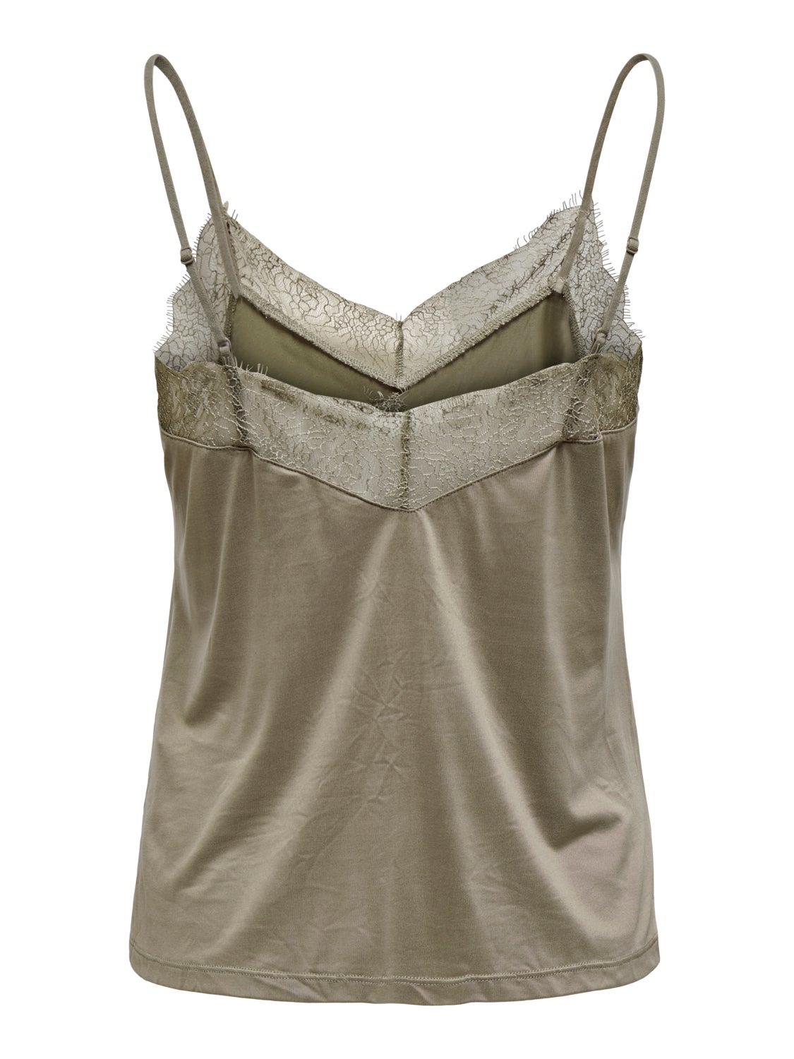 Lace detailed top with thin straps
