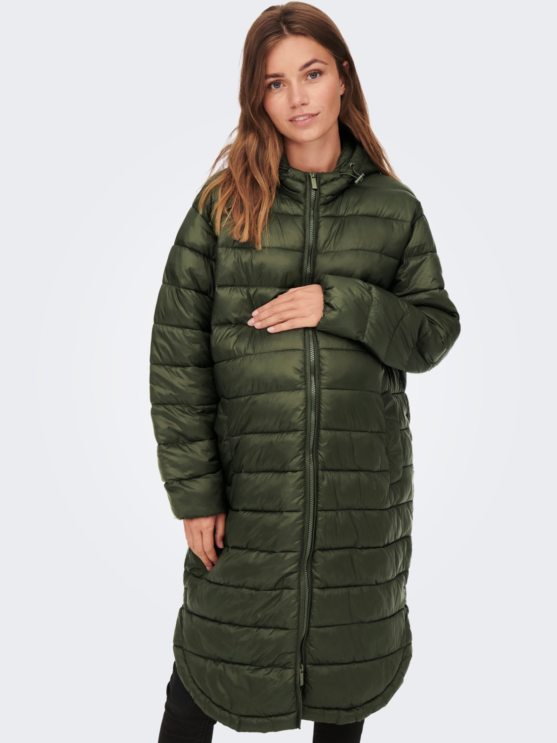 Mama quilted oversize Coat