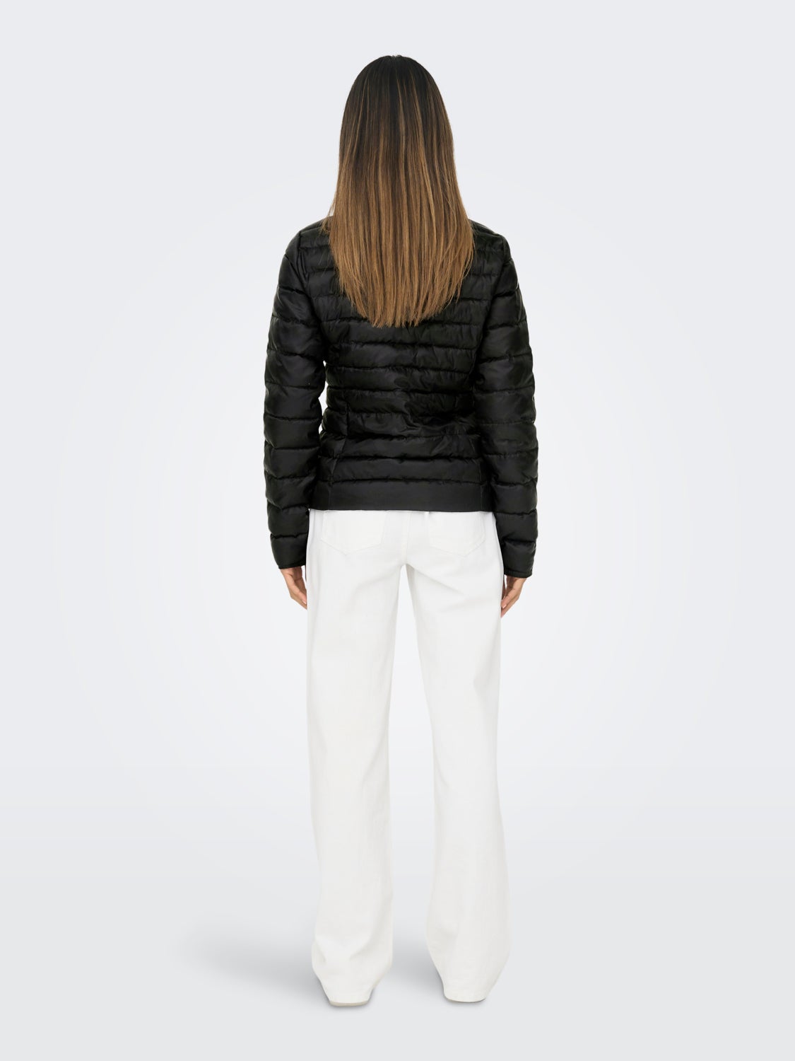 Jacket with high neck