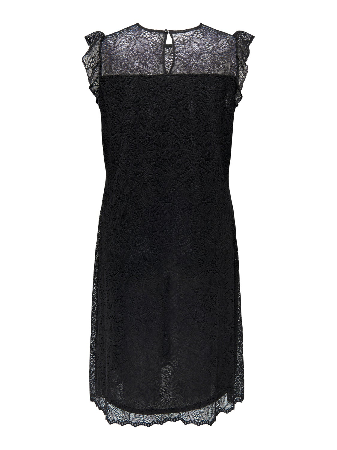 Curvy lace detail dress