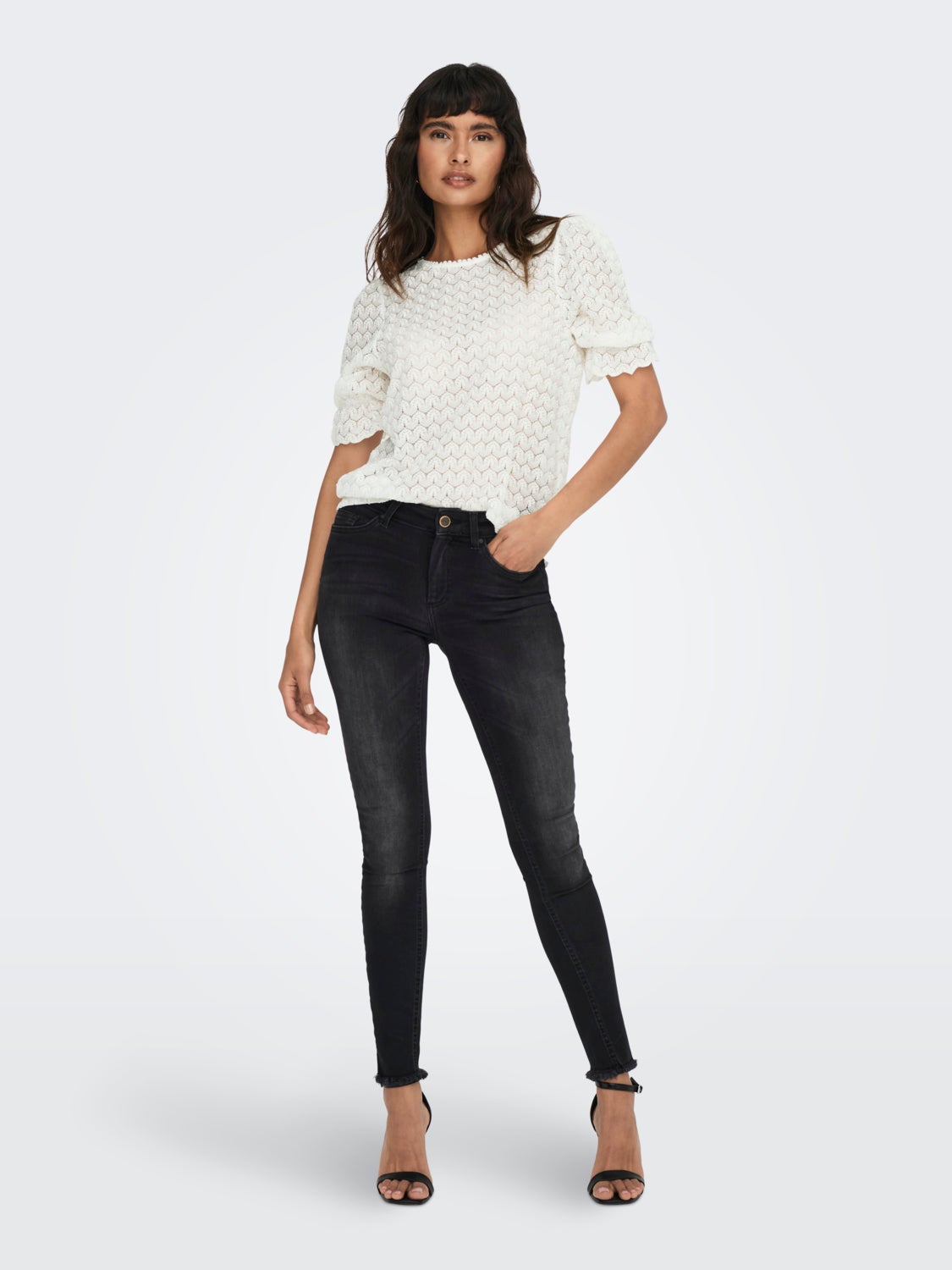 ONLBlush mid ankle Skinny fit jeans