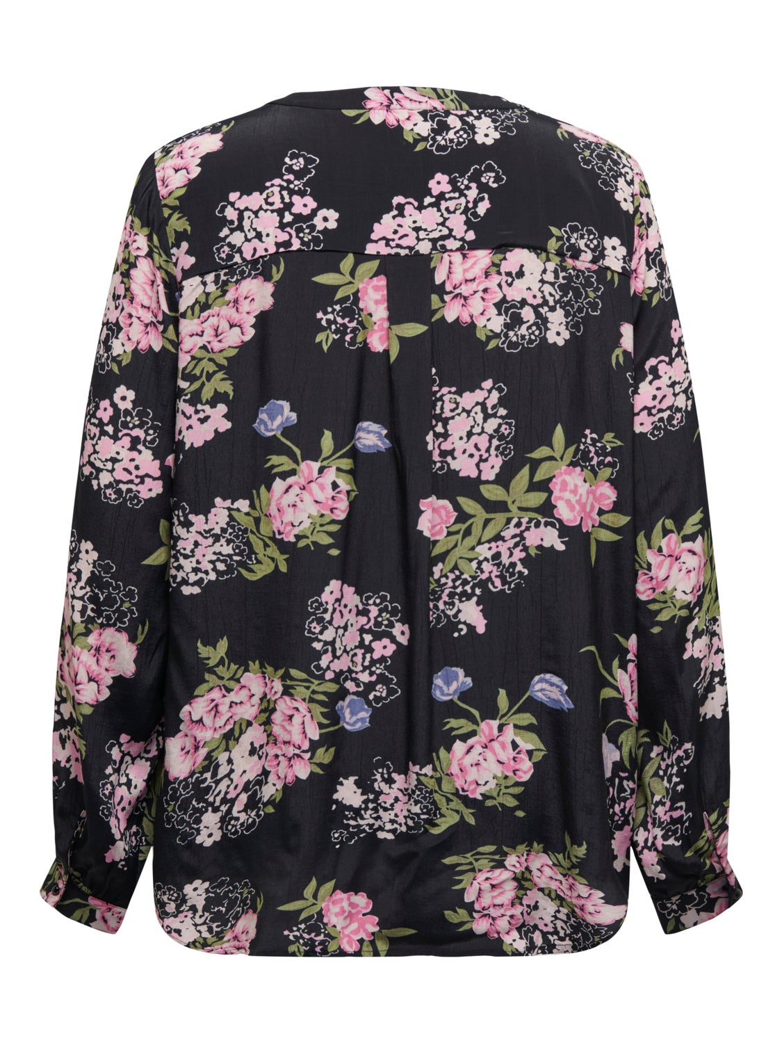 Curvy shirt with v-neck