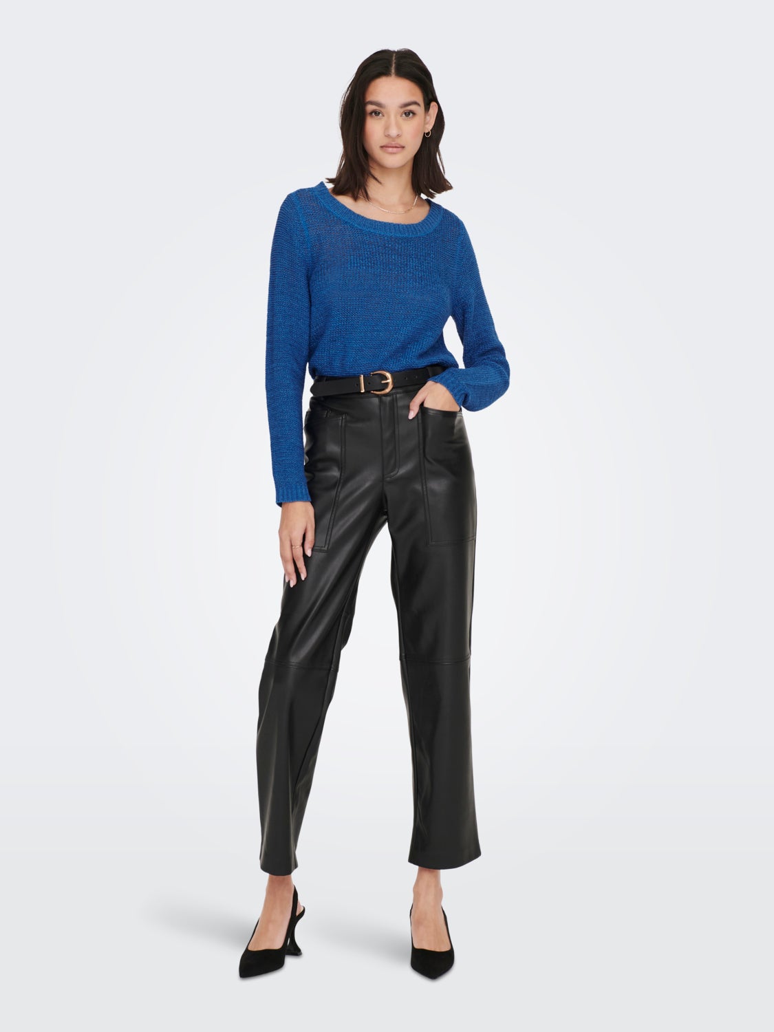 Texture Knitted Pullover