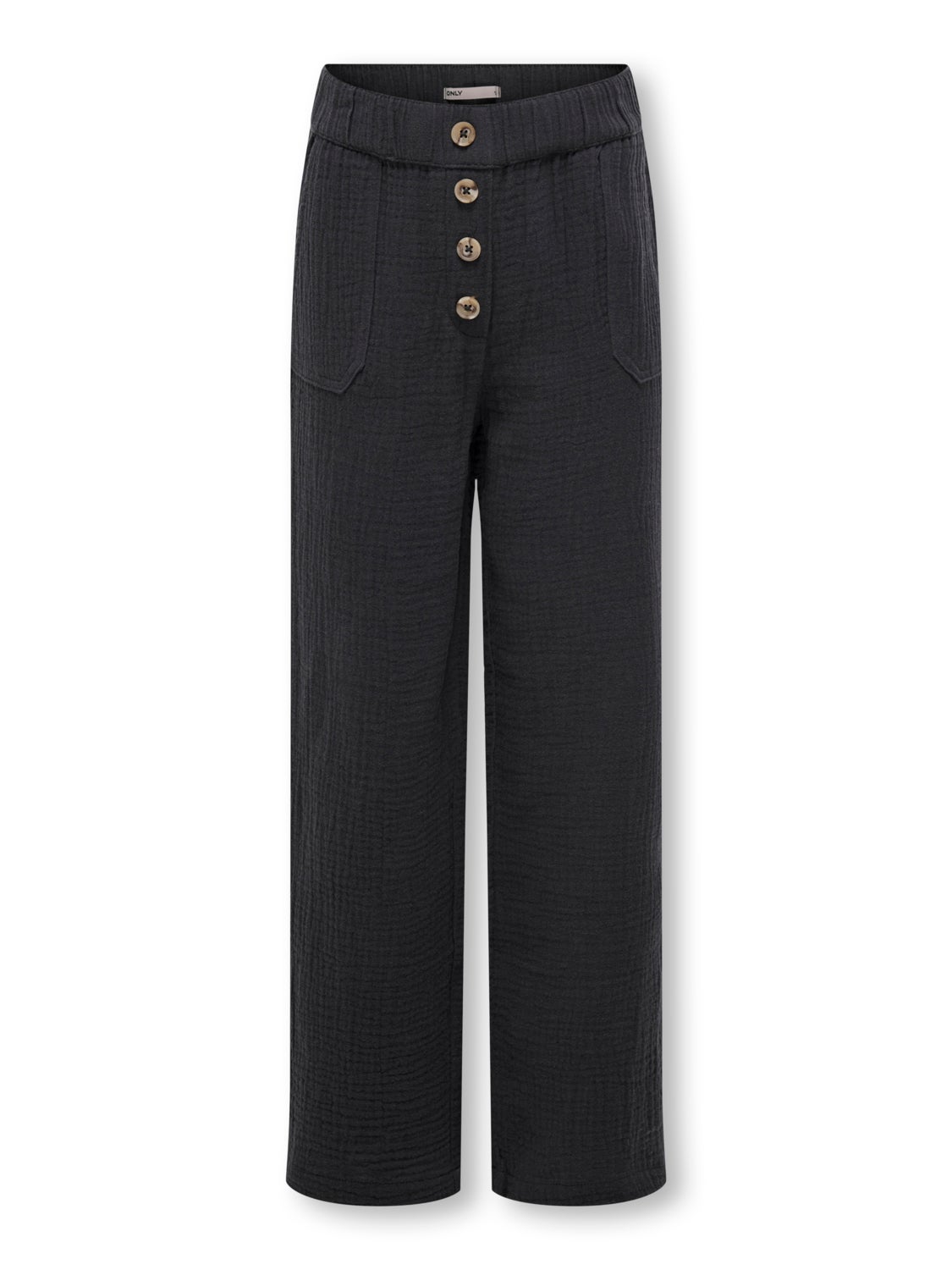 Wide button detailed Trousers