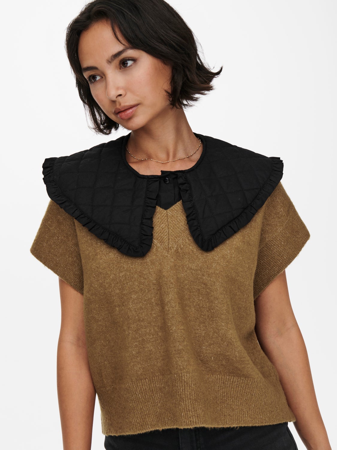 Quilted shirt Collar