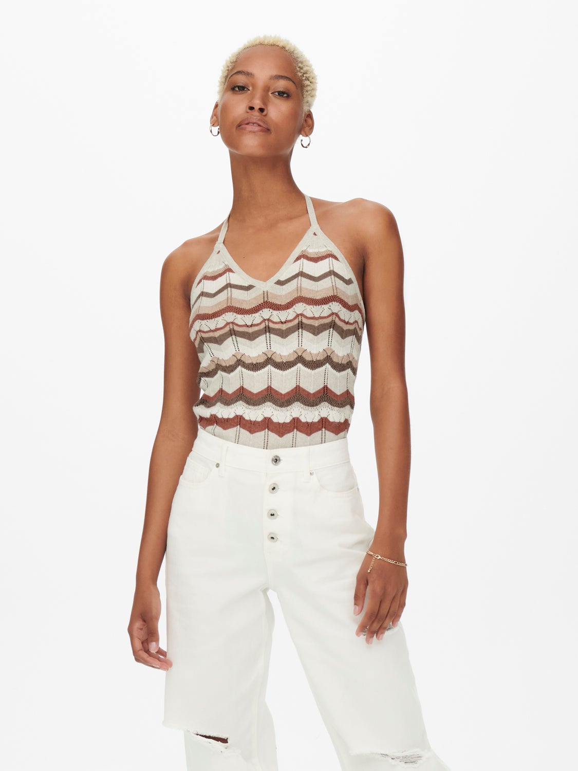 Halter neck Pullover