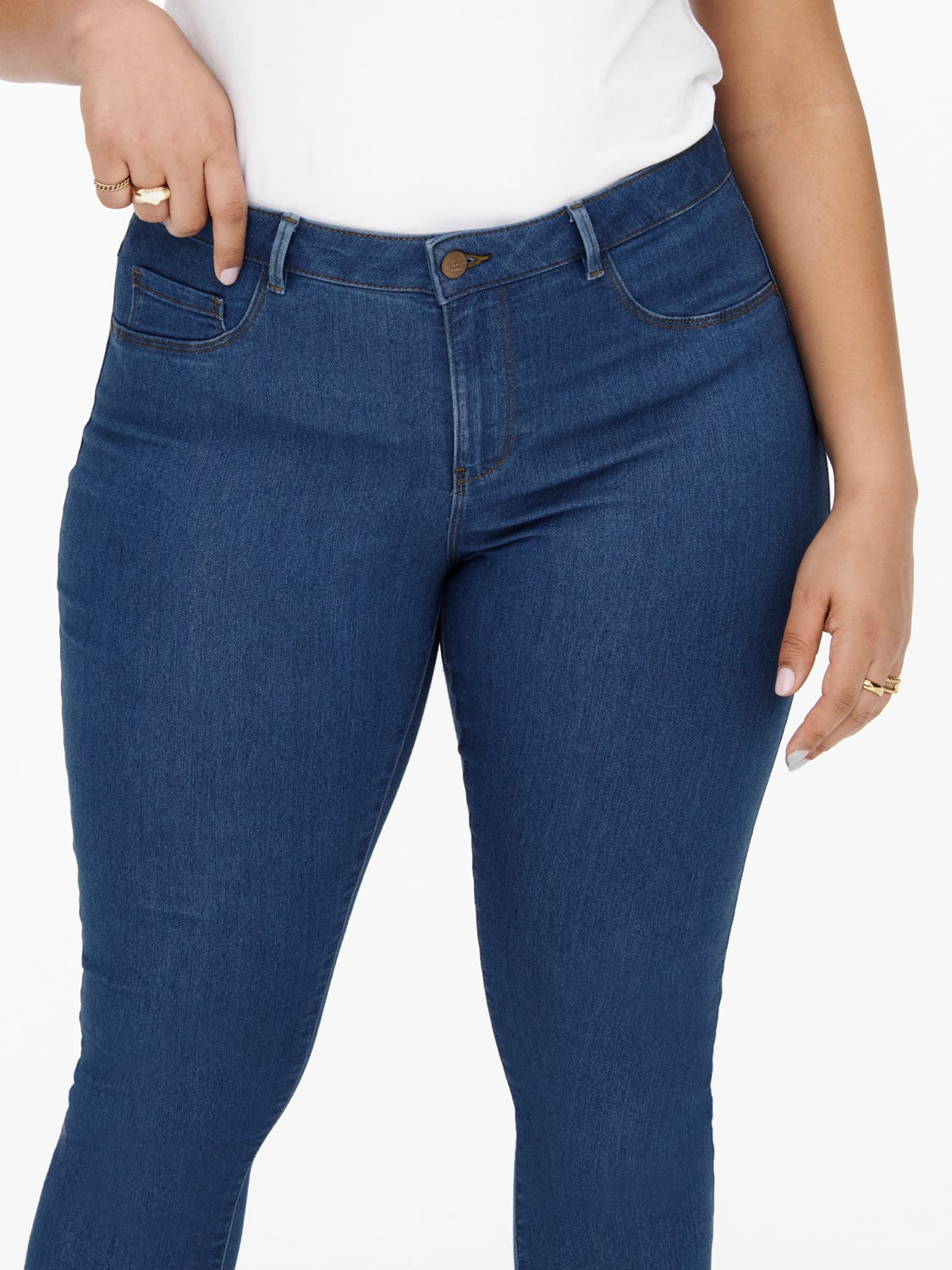 Curvy CARThunder push-up Skinny fit jeans