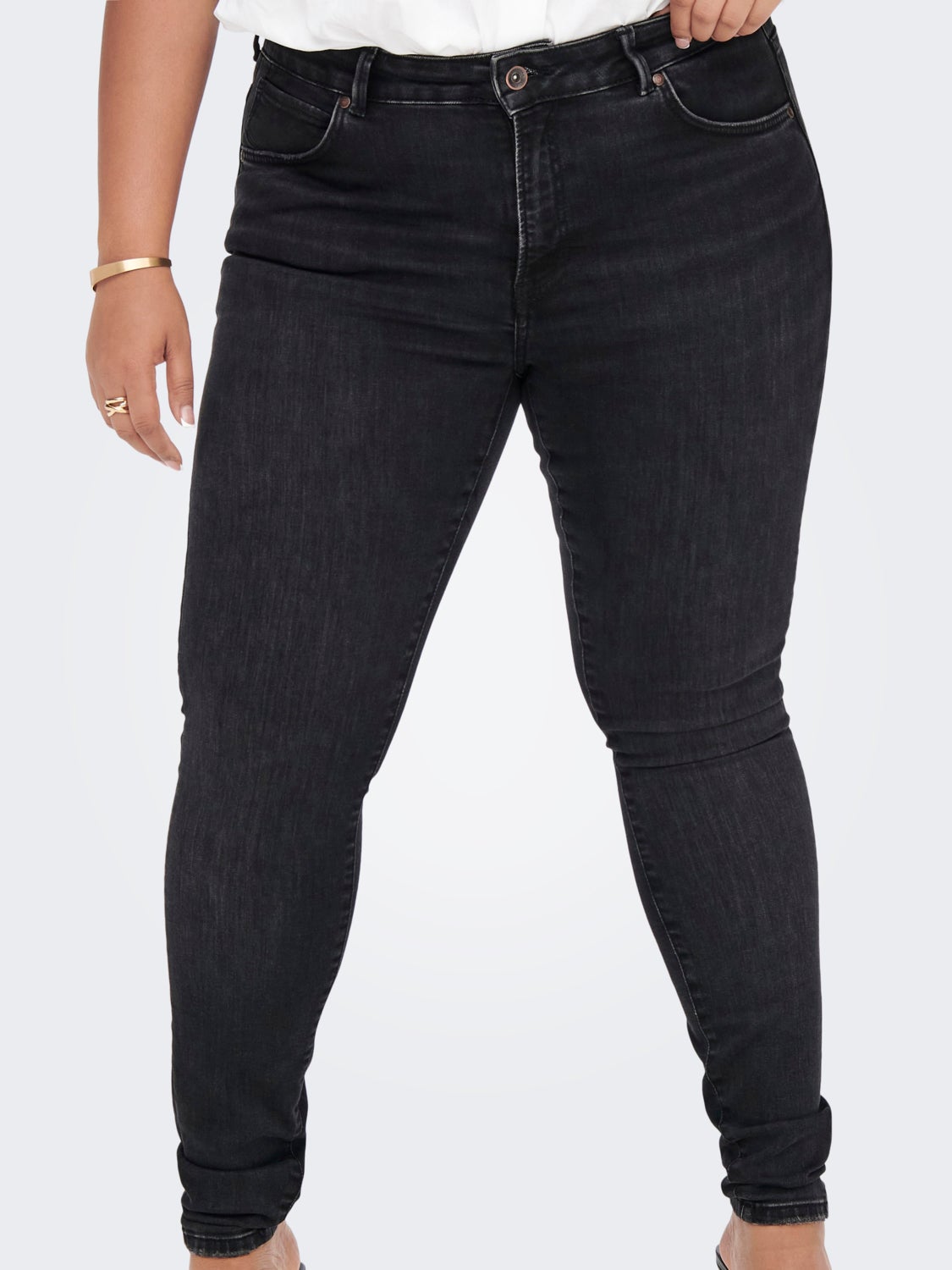 Curvy CARWiser reg dest Skinny fit jeans