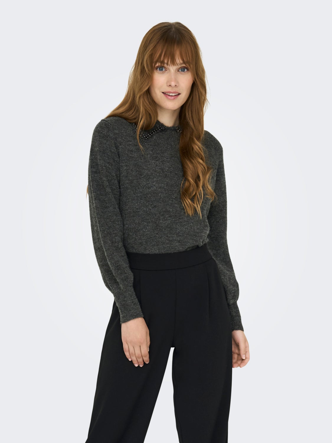 Detailed Knitted Pullover