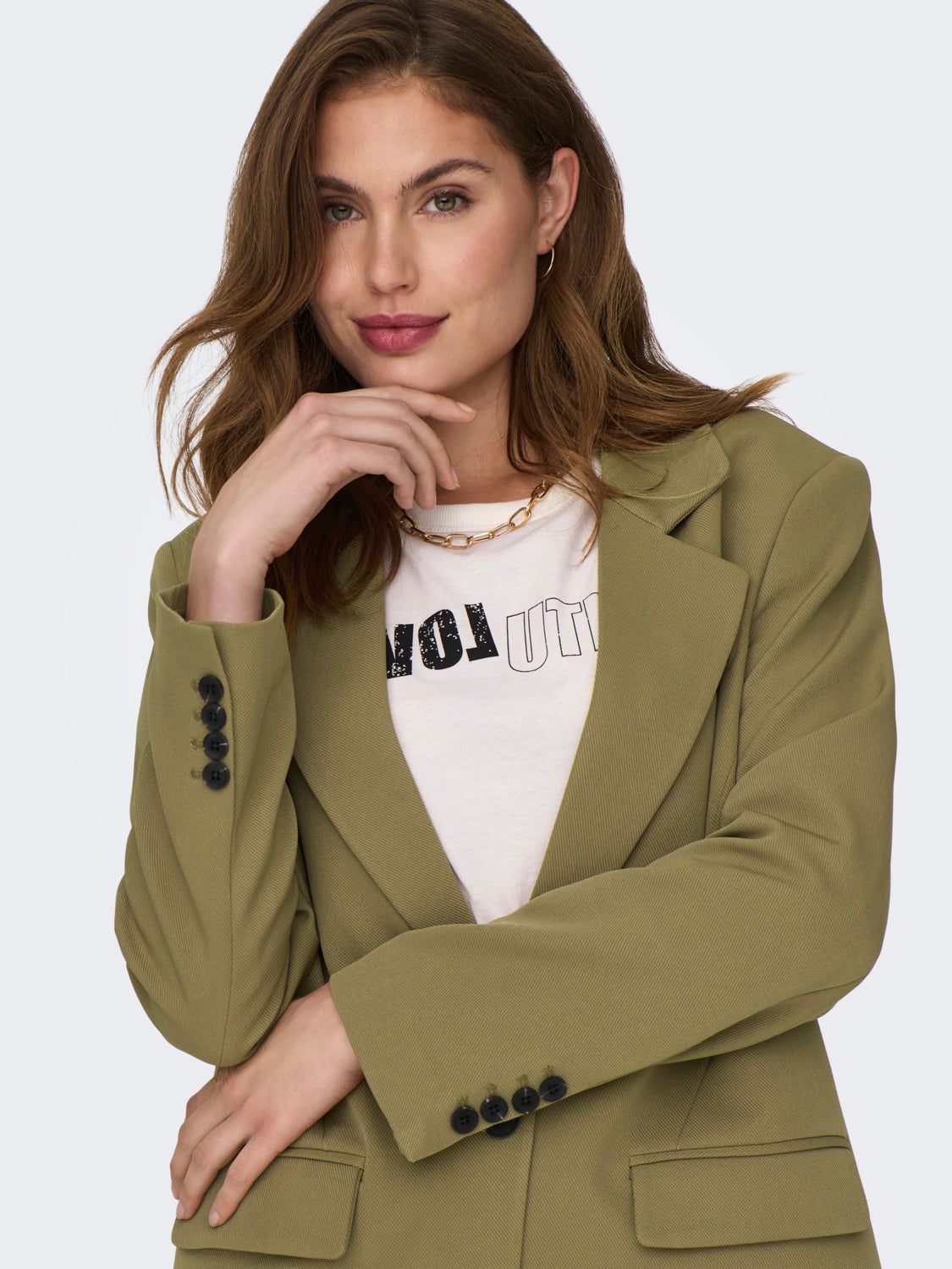 Oversized fit blazer