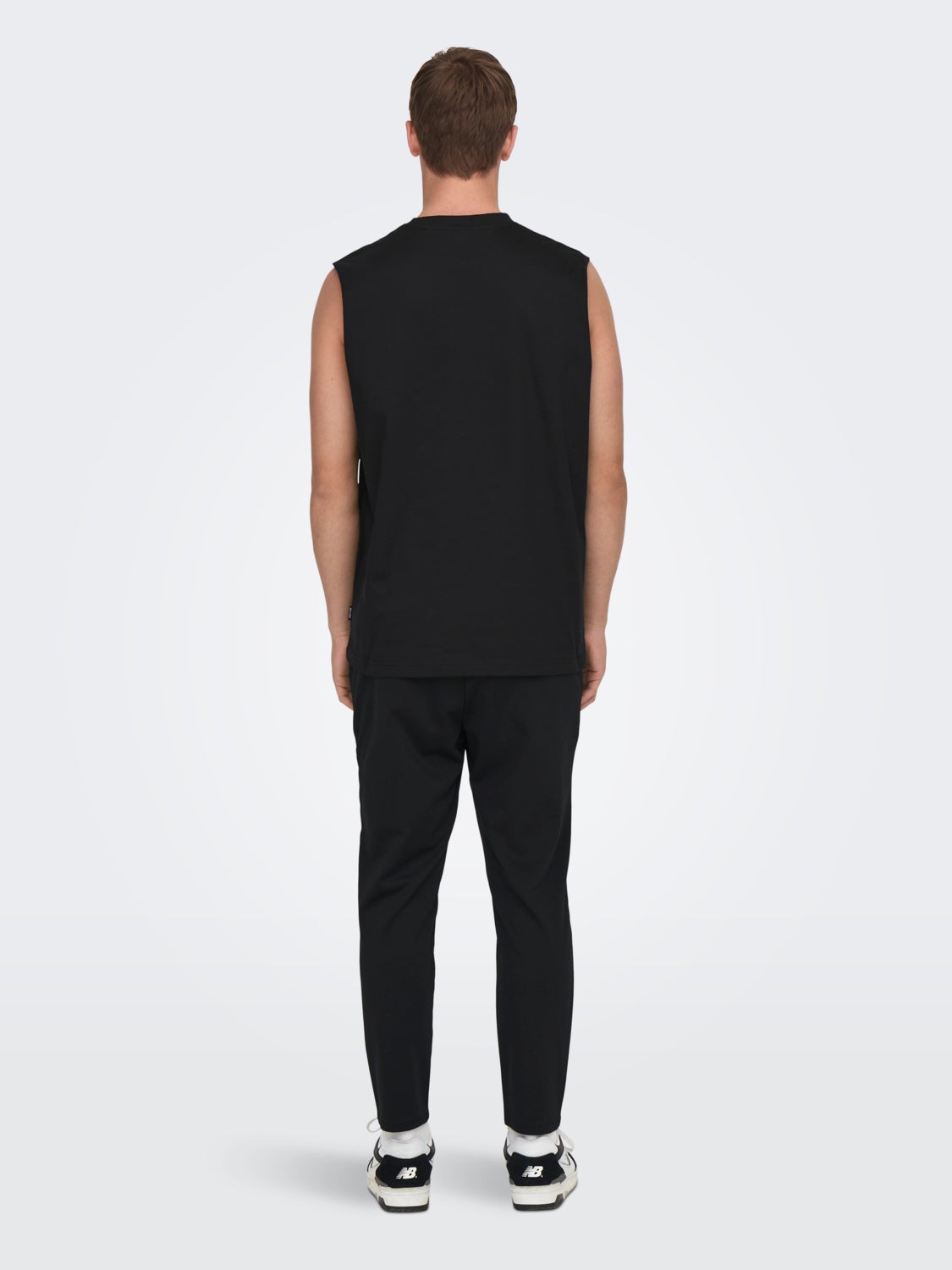 Relaxed Fit Sleeveless T-shirt