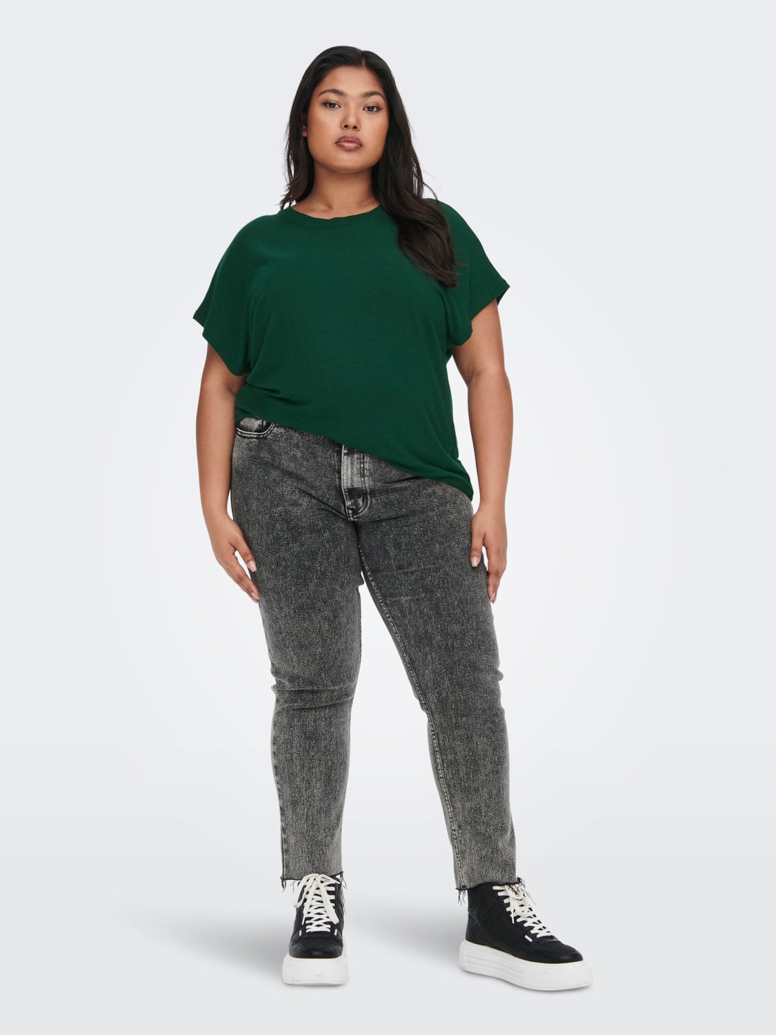 Regular Fit O-Neck Top