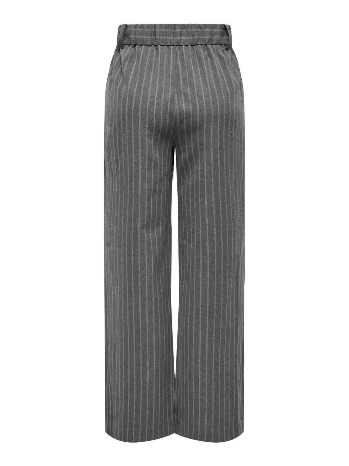 Wide trousers with stripes