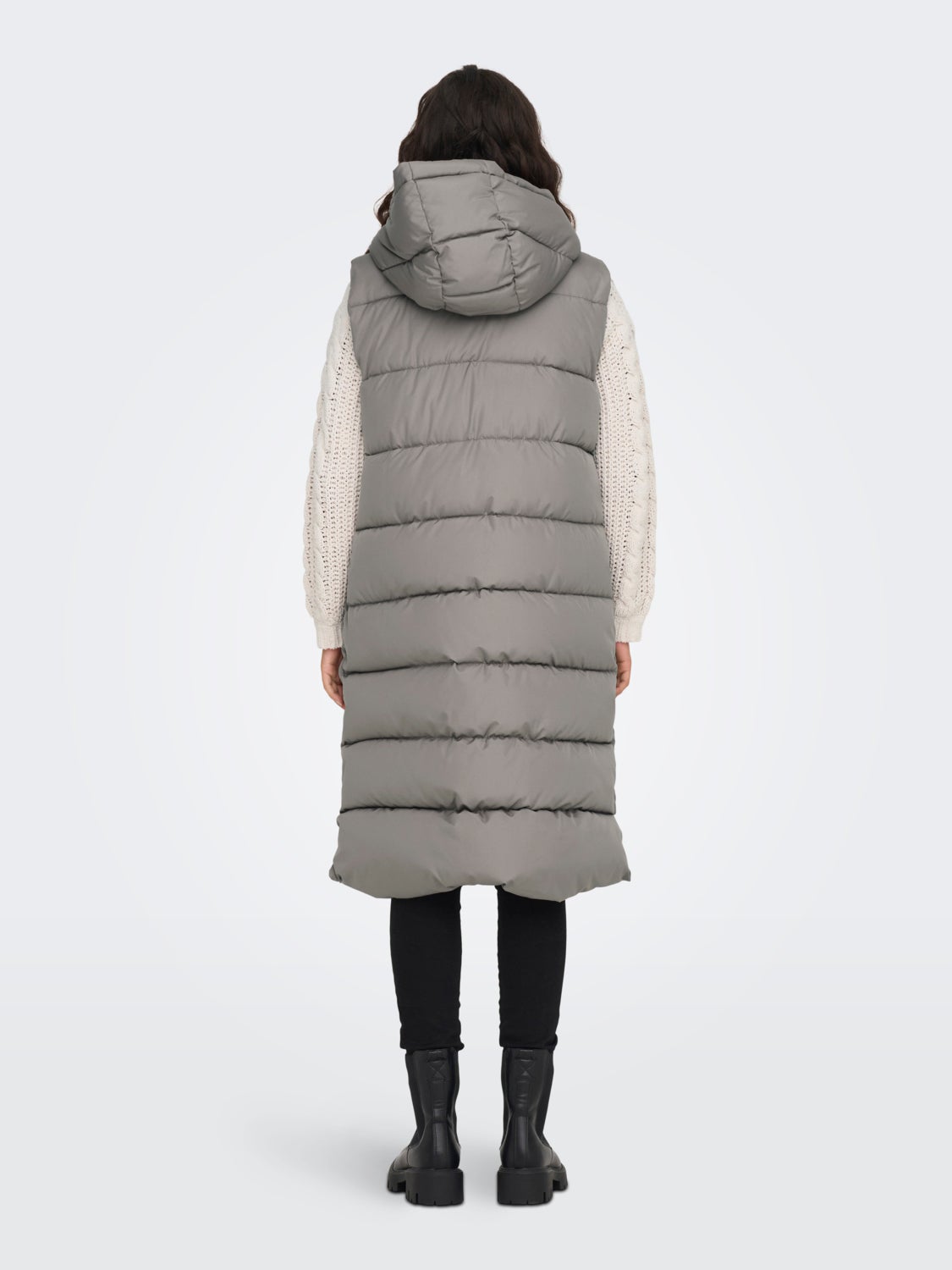 Long puffer gilet