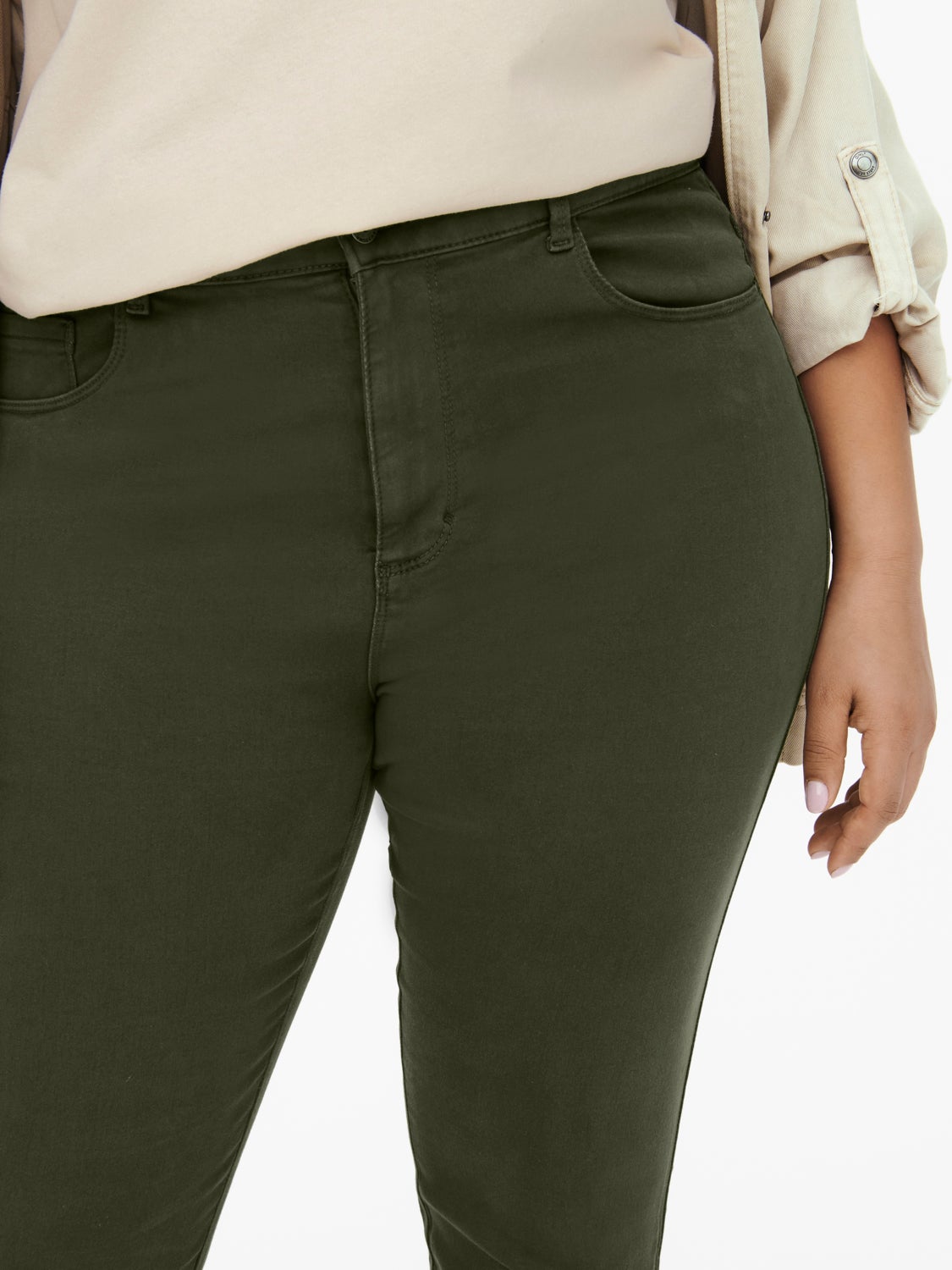 Curvy Highwaisted Denim Knickers