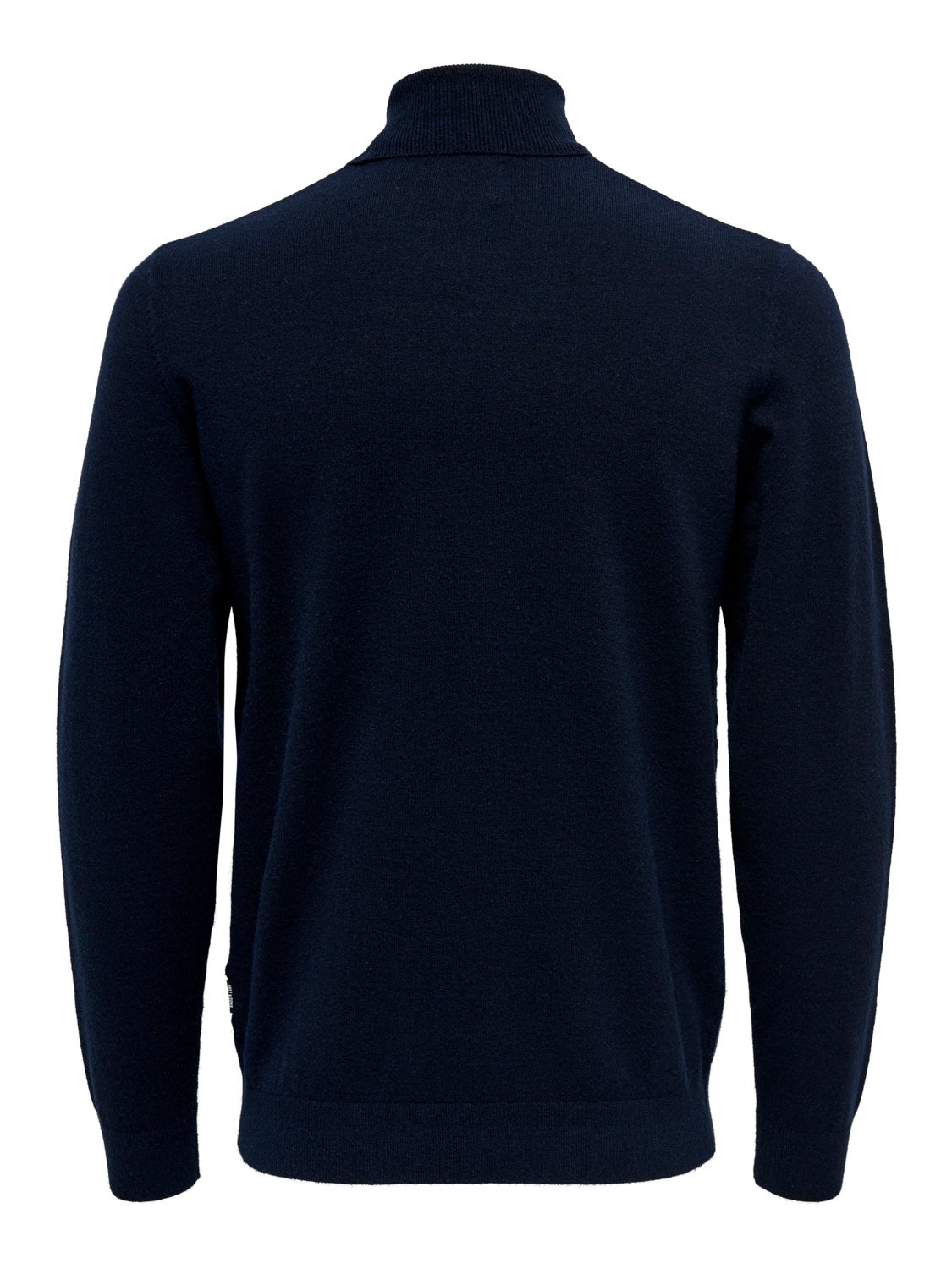 Roll neck knitted pullover