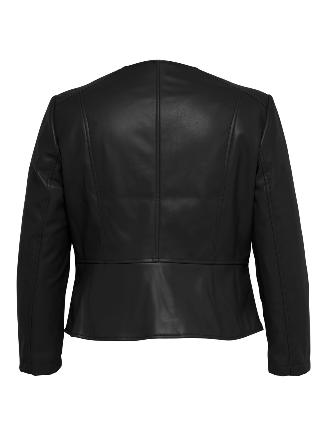 Curvy faux Leather Jacket