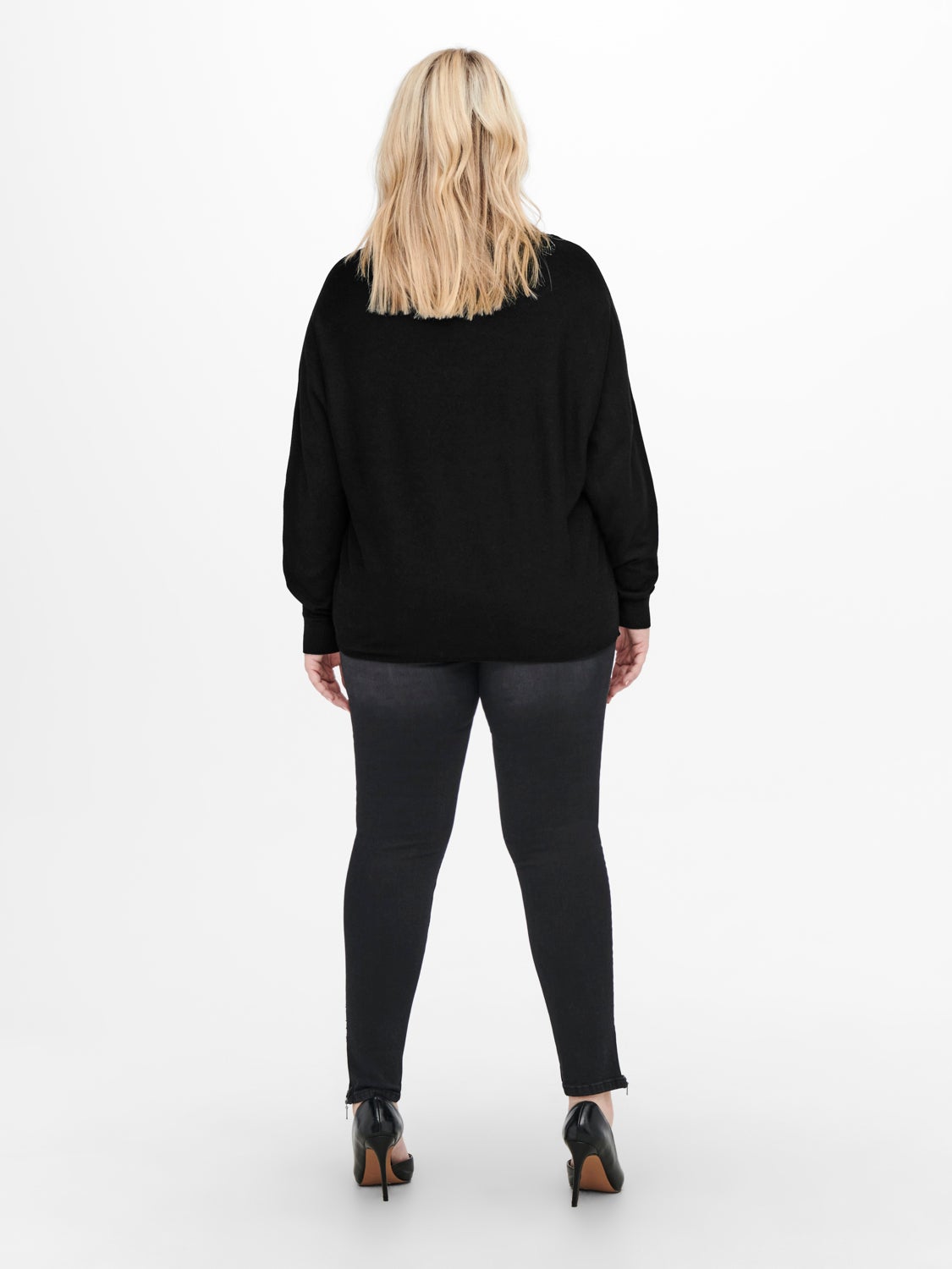 Curvy batwing viscose Pullover
