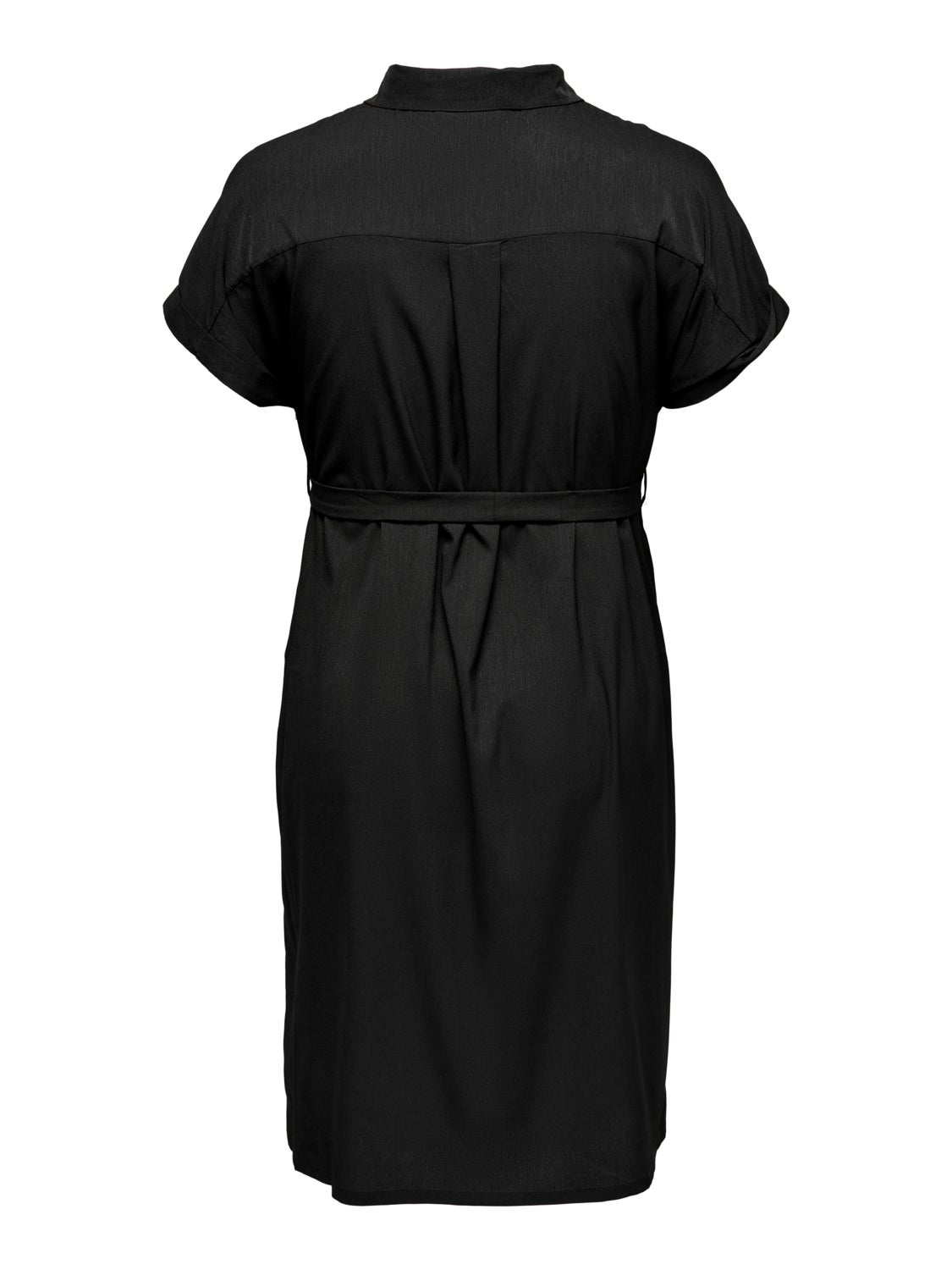 Curvy tie belt Shirt dress