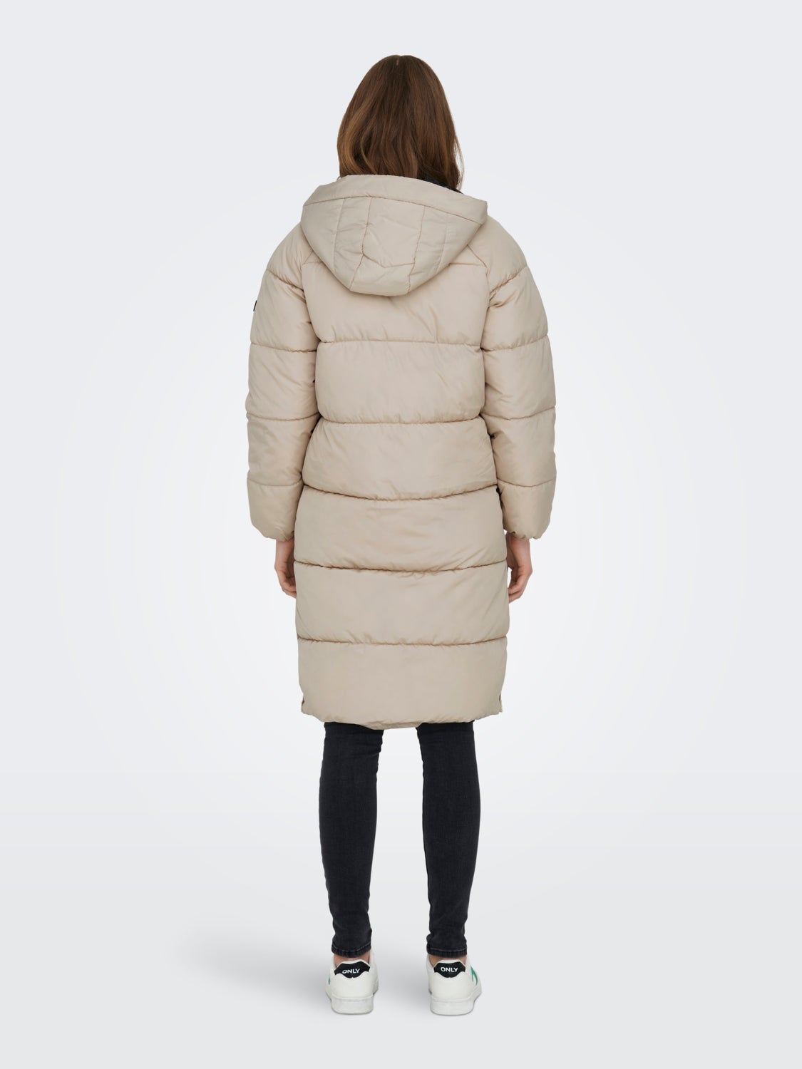 Long puffer coat