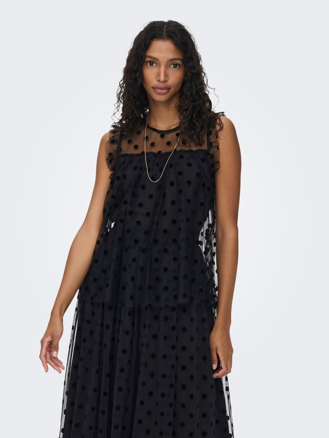 Layered mesh detail top