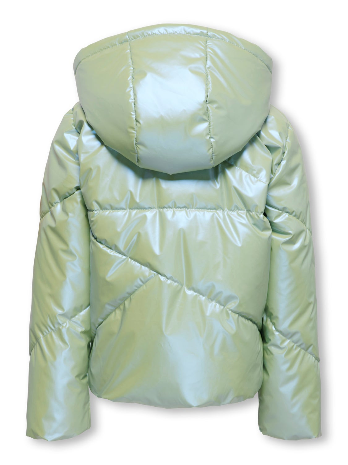 Shiny puffer jacket