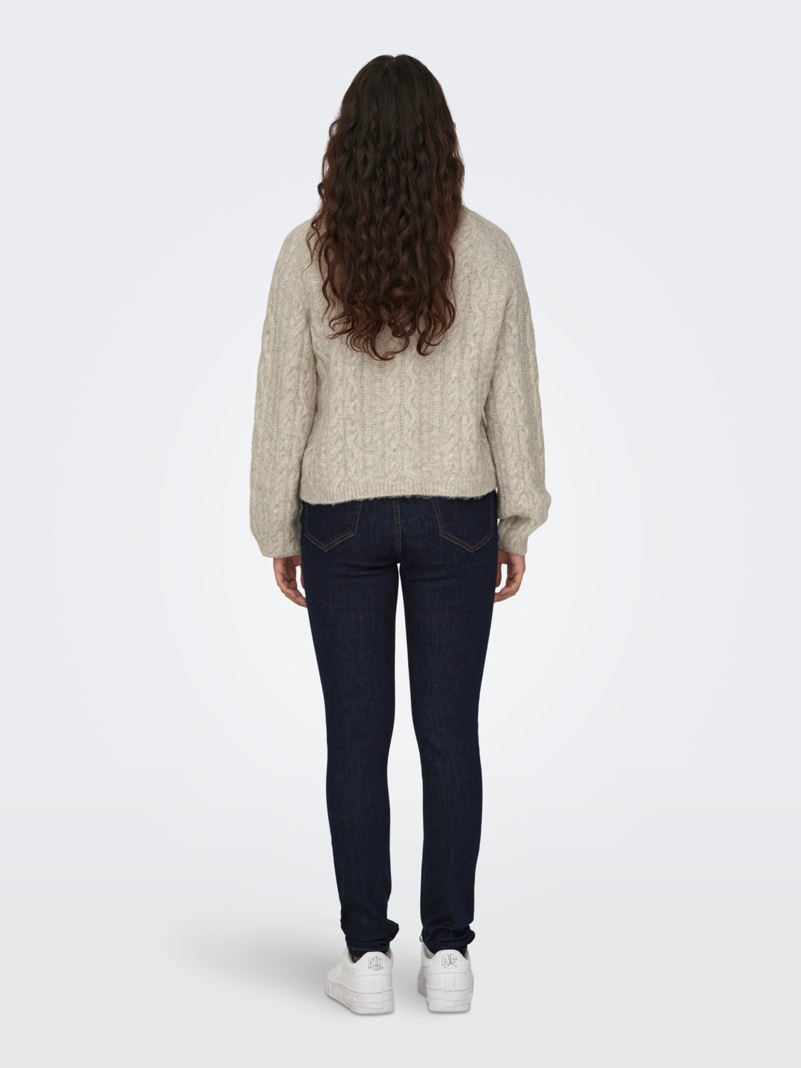 Knit sweat with high neck