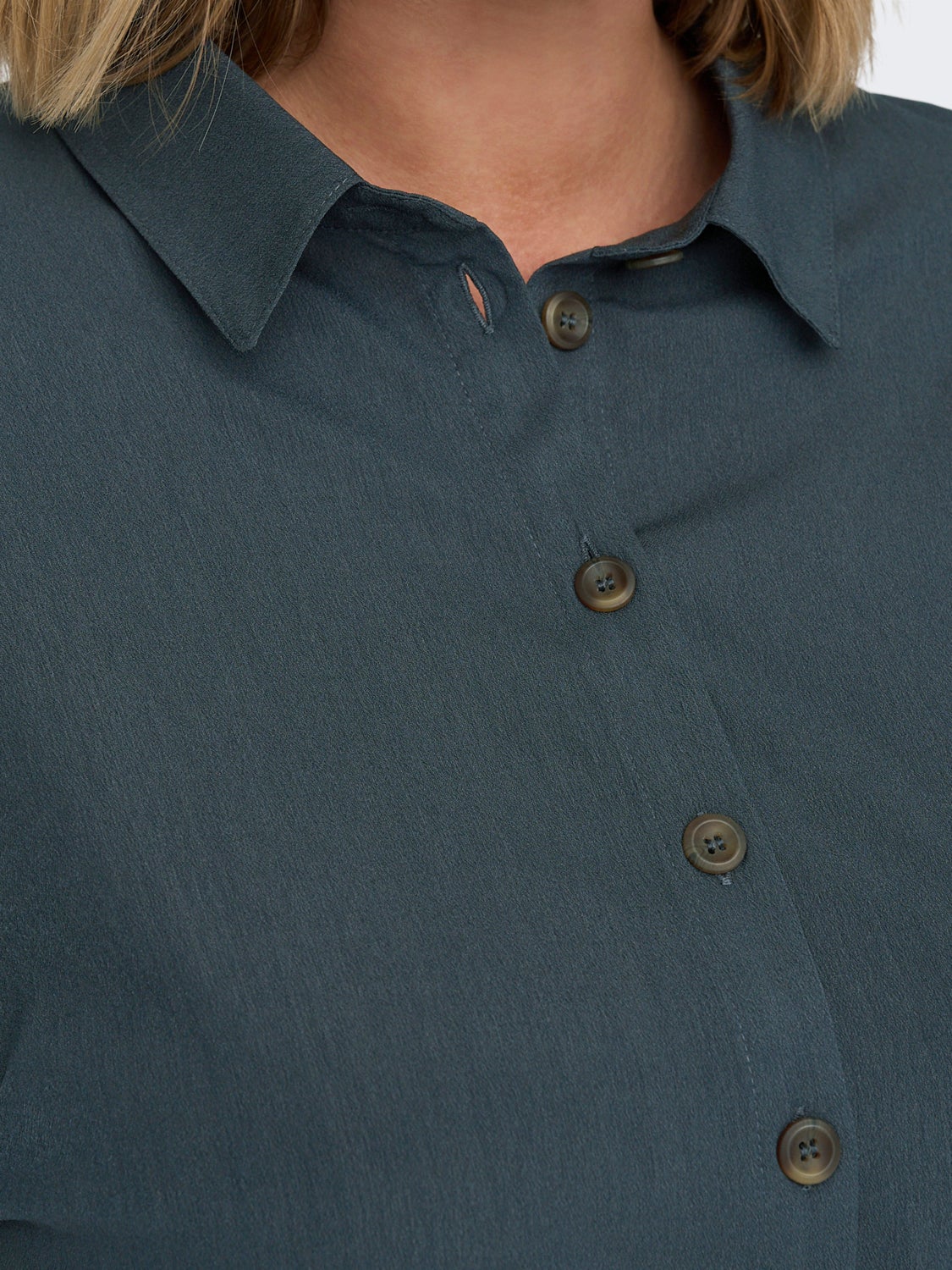 Curvy tie belt Shirt dress