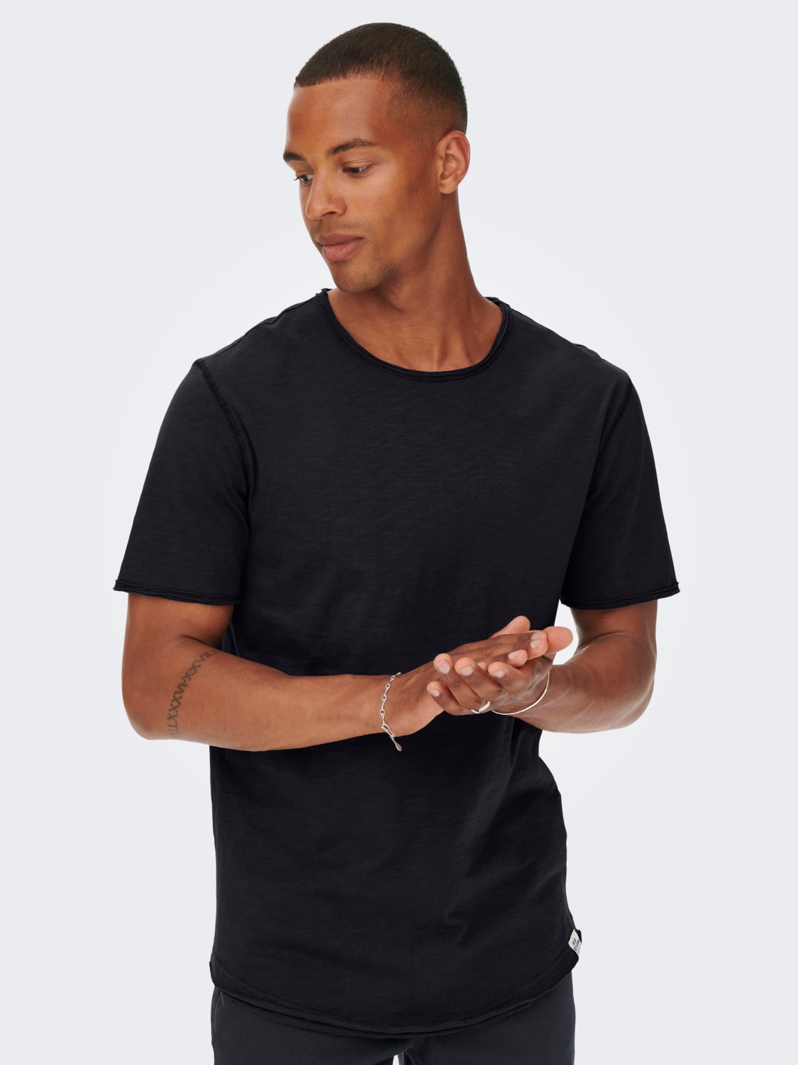 Basic o-hals t-shirt