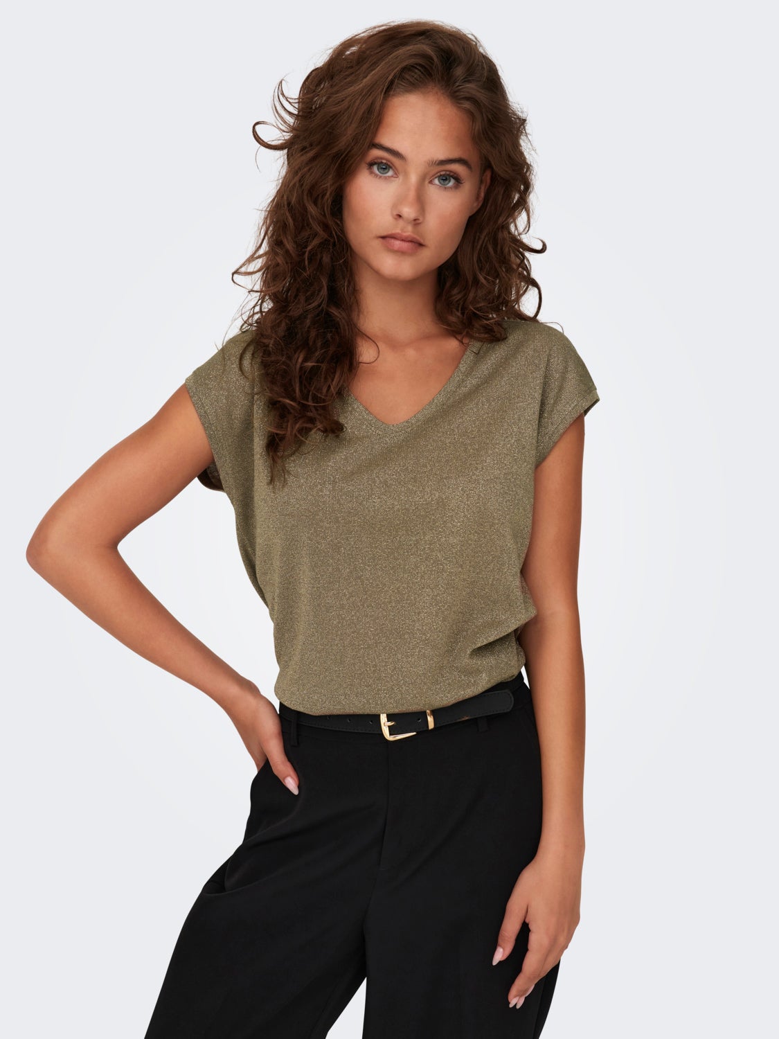 Loose Short Sleeved Top