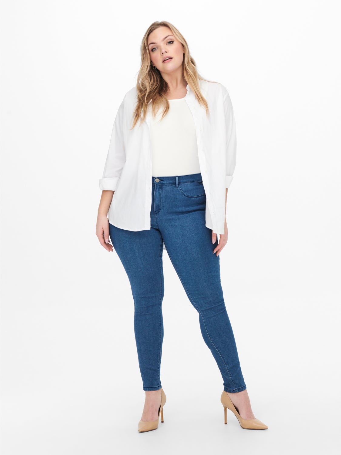 Curvy Thunder push up reg Skinny fit jeans